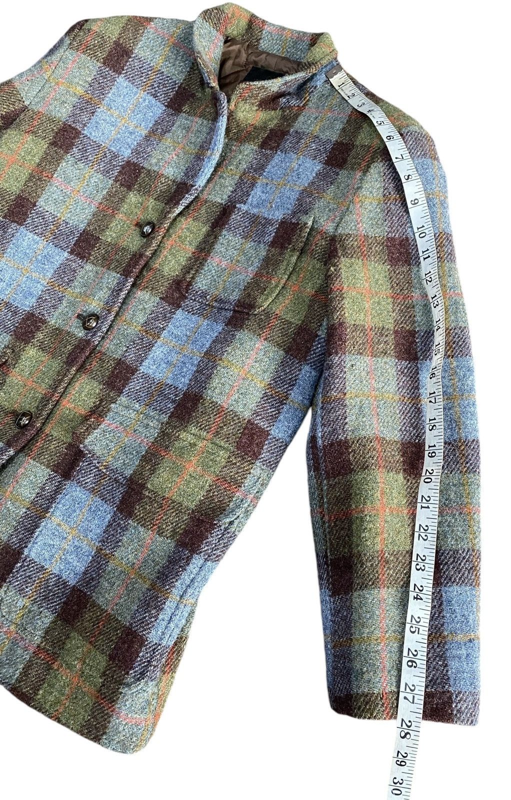 Harris Tweed Vintage HARISS TWEED Hand Woven Wool Blazers Size 42S - 18 Thumbnail
