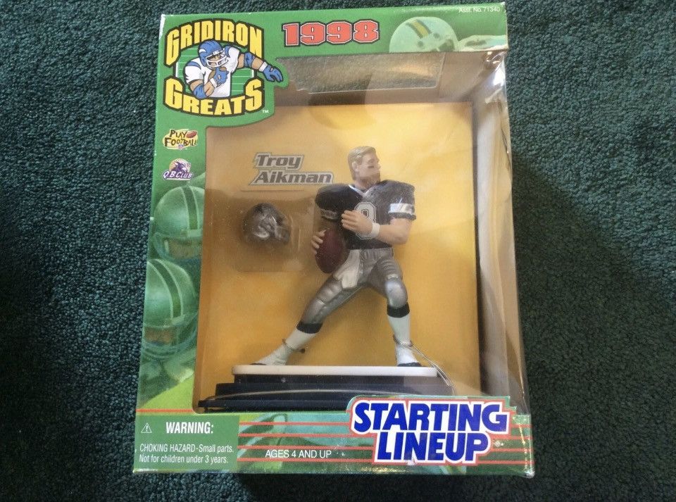 Other STARTING LINEUP TROY AIKMAN 1998 GRIDIRON GREATS Size ONE SIZE - 2 Thumbnail