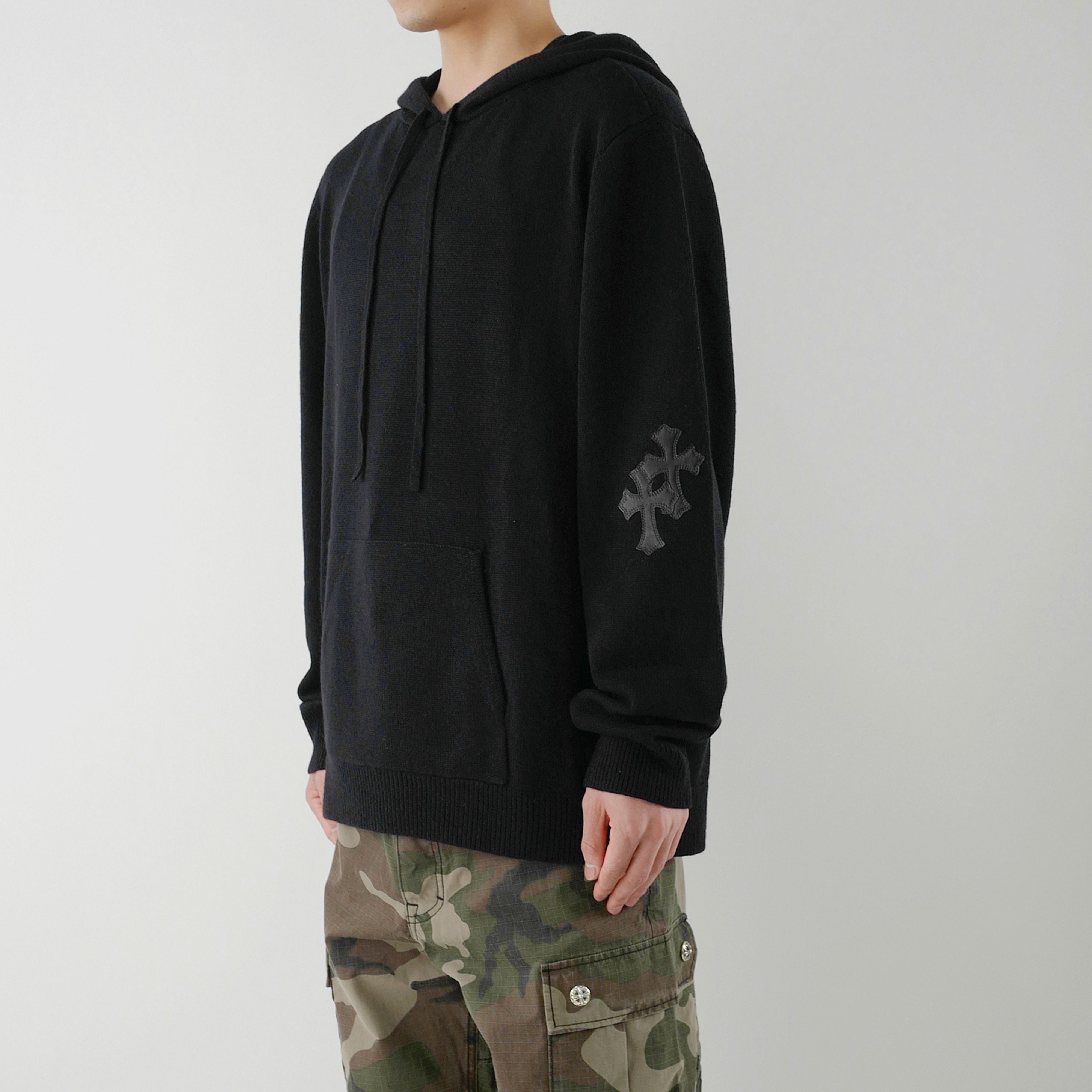 Chrome Hearts Chrome Hearts Cross Patch Cashmere Pullover Hoodie Size US L / EU 52-54 / 3 - 14 Thumbnail