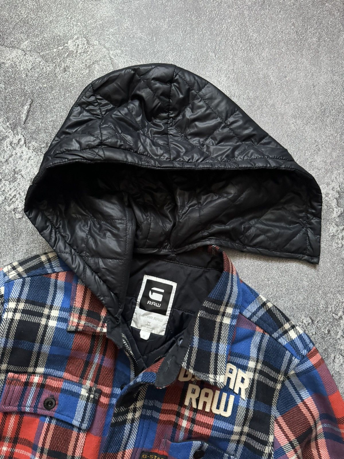 G-Star G star raw M forest hdd quiltd overshirt jacket shirt L/S Size US M / EU 48-50 / 2 - 11 Thumbnail