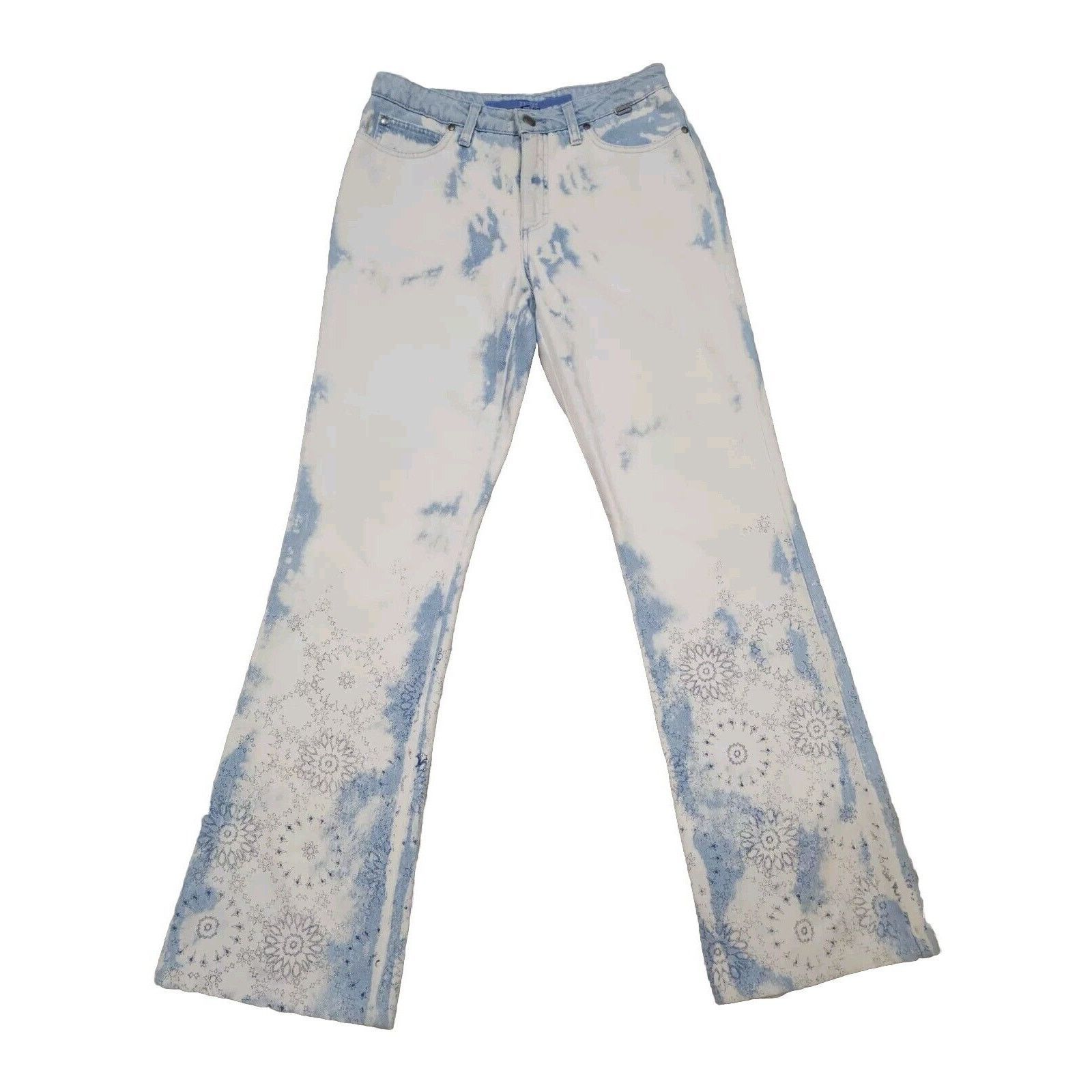 Escada Sport Escada Sport Kate Embroidered Trouser/Wide Leg Flare Pants Size 36" / US 14 / IT 50 - 3 Thumbnail