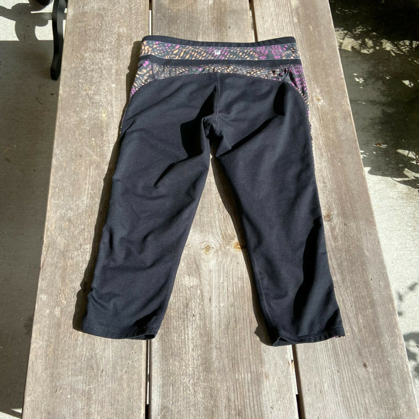 Other Fabletics Camacan Capri Workout Activewear Leggings Black S Size 28" / US 6 / IT 42 - 5 Thumbnail