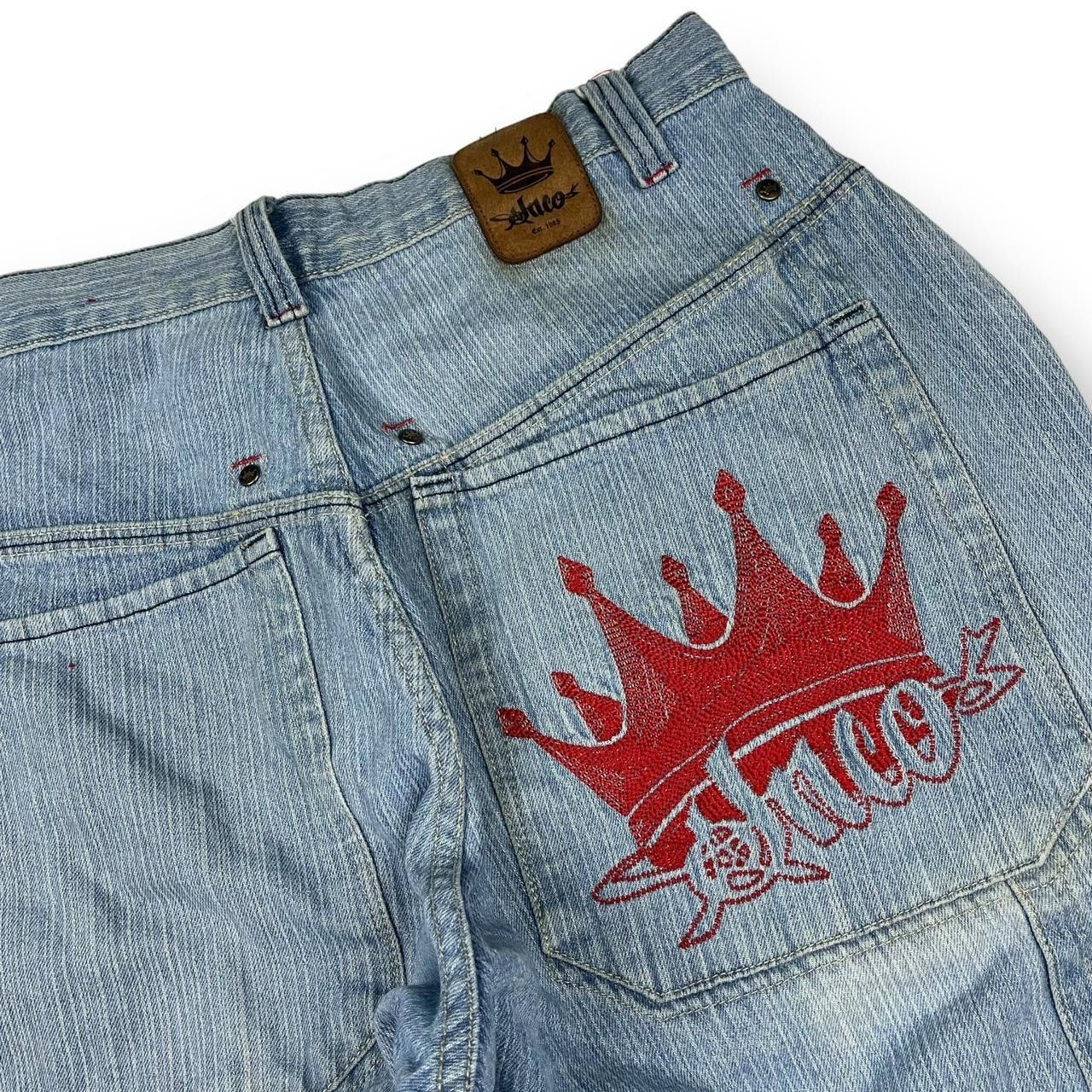 JNCO JNCO Men's Blue Shorts Size US 32 / EU 48 - 2 Thumbnail