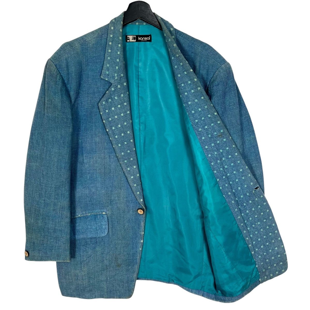 Japanese Brand × Kansai Yamamoto × Vintage Vintage Kansai Yamamoto Blazer Jacket Size US XL / EU 56 / 4 - 6 Thumbnail