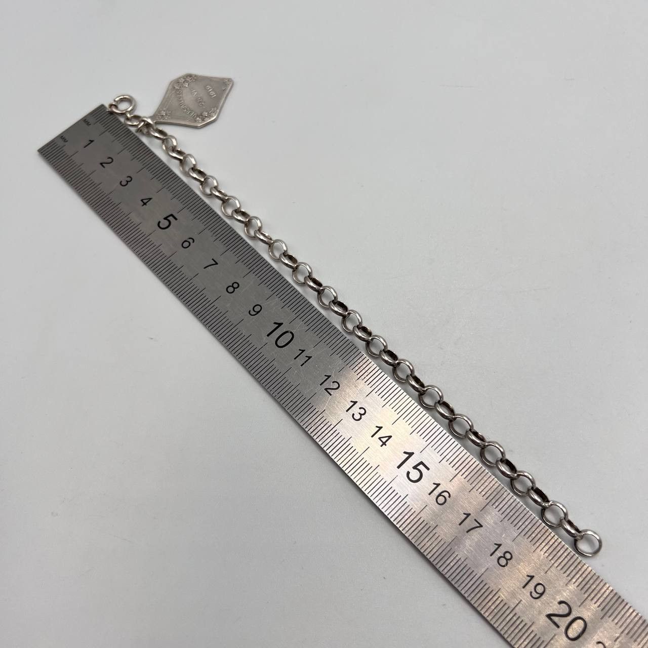 Vintage Vintage 800 Silver Bracelet PAX 1919 Versailles Marked Size ONE SIZE - 3 Thumbnail