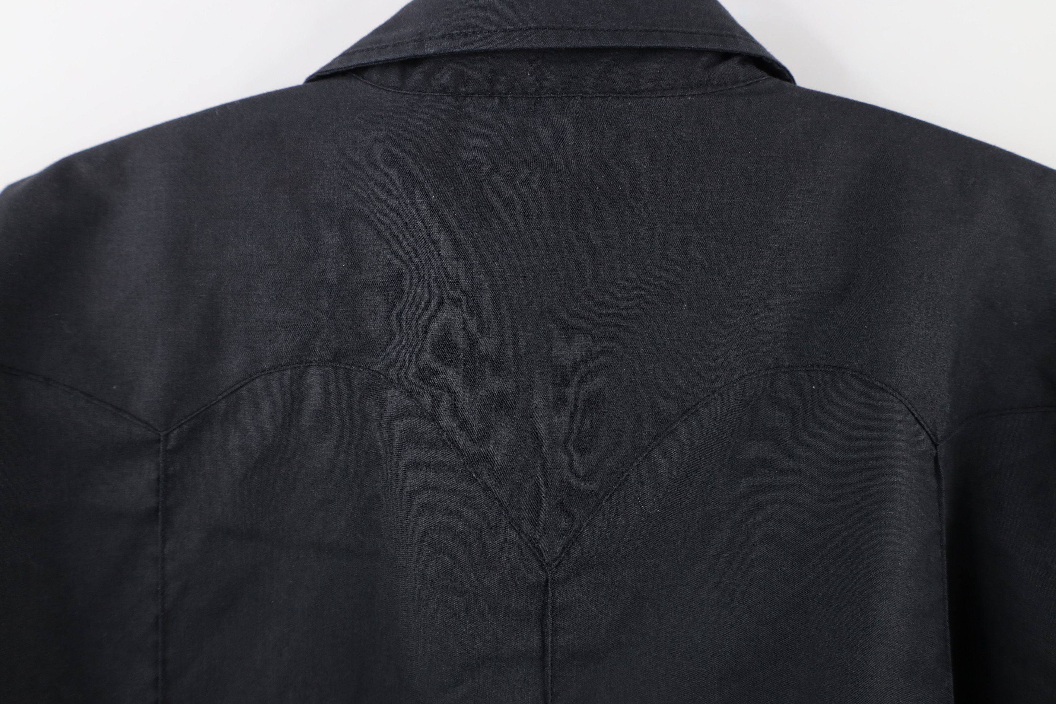 Vintage Vintage 70s Streetwear Cowboy Snap Button Shirt Black Size US S / EU 44-46 / 1 - 10 Thumbnail