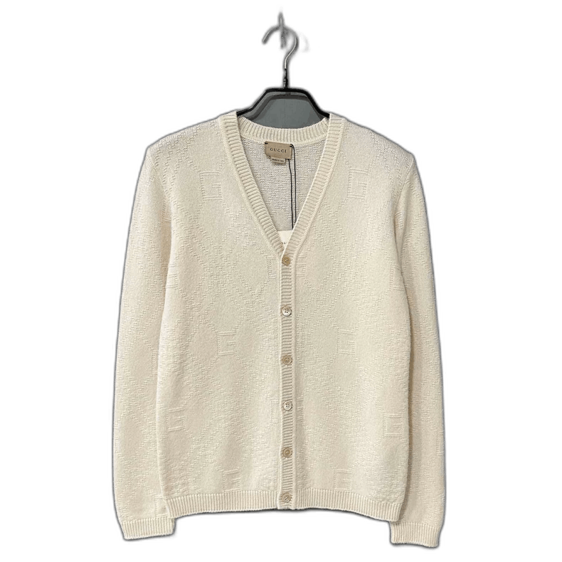 Gucci Gucci Cashmere Cardigan with Dark Pattern-2505 Size M / US 6-8 / IT 42-44 - 1 Thumbnail