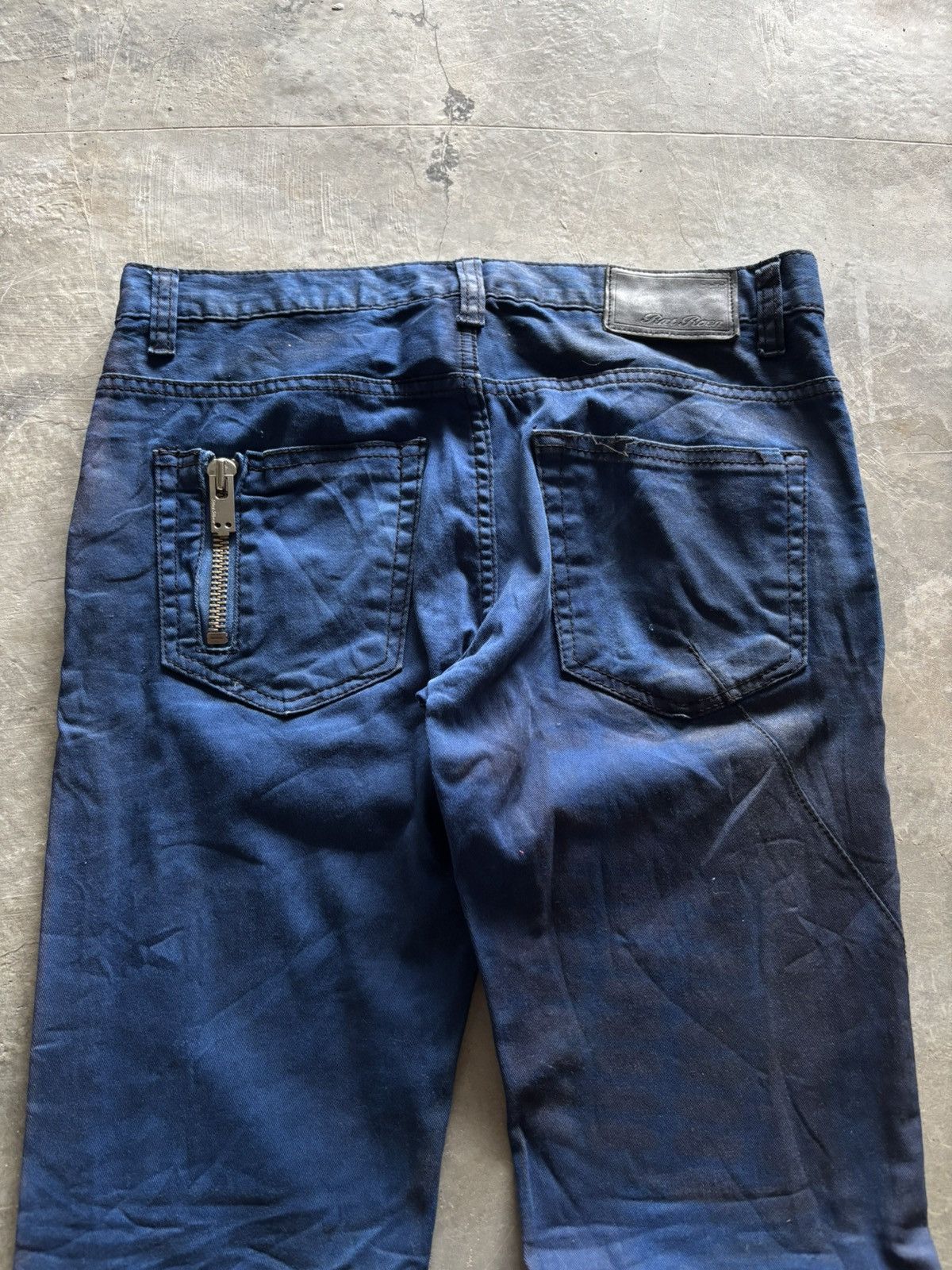 Hysteric Glamour ROEN waxed slim skinny style jeans japanese punk gothic rock Size US 31 - 16 Thumbnail