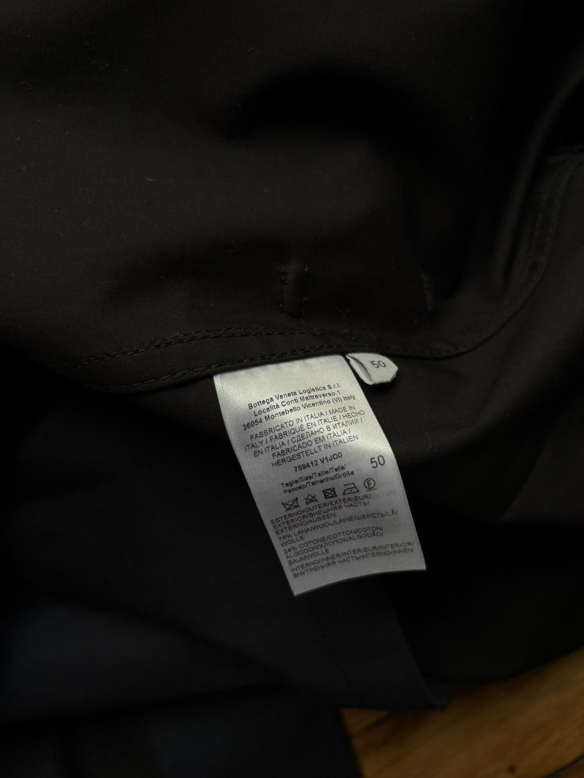 Bottega Veneta Bottega Veneta Coat Wool and cotton bonded fabric Size US M / EU 48-50 / 2 - 9 Thumbnail