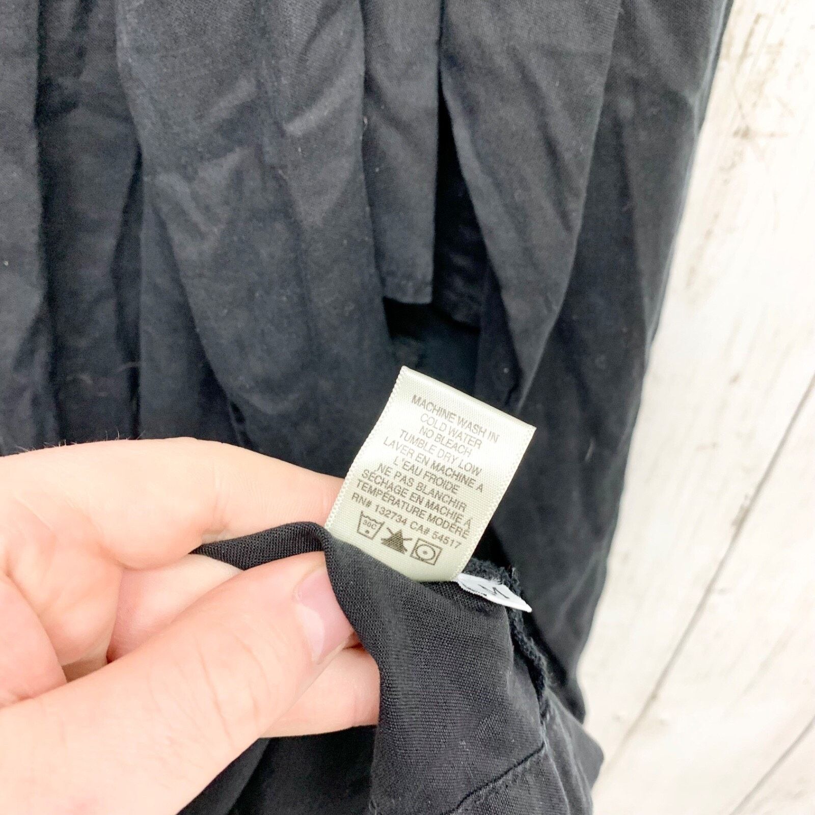 Other Cloth & Stone Jacket Medium Collared Split Back Trench Black Size M / US 6-8 / IT 42-44 - 6 Thumbnail