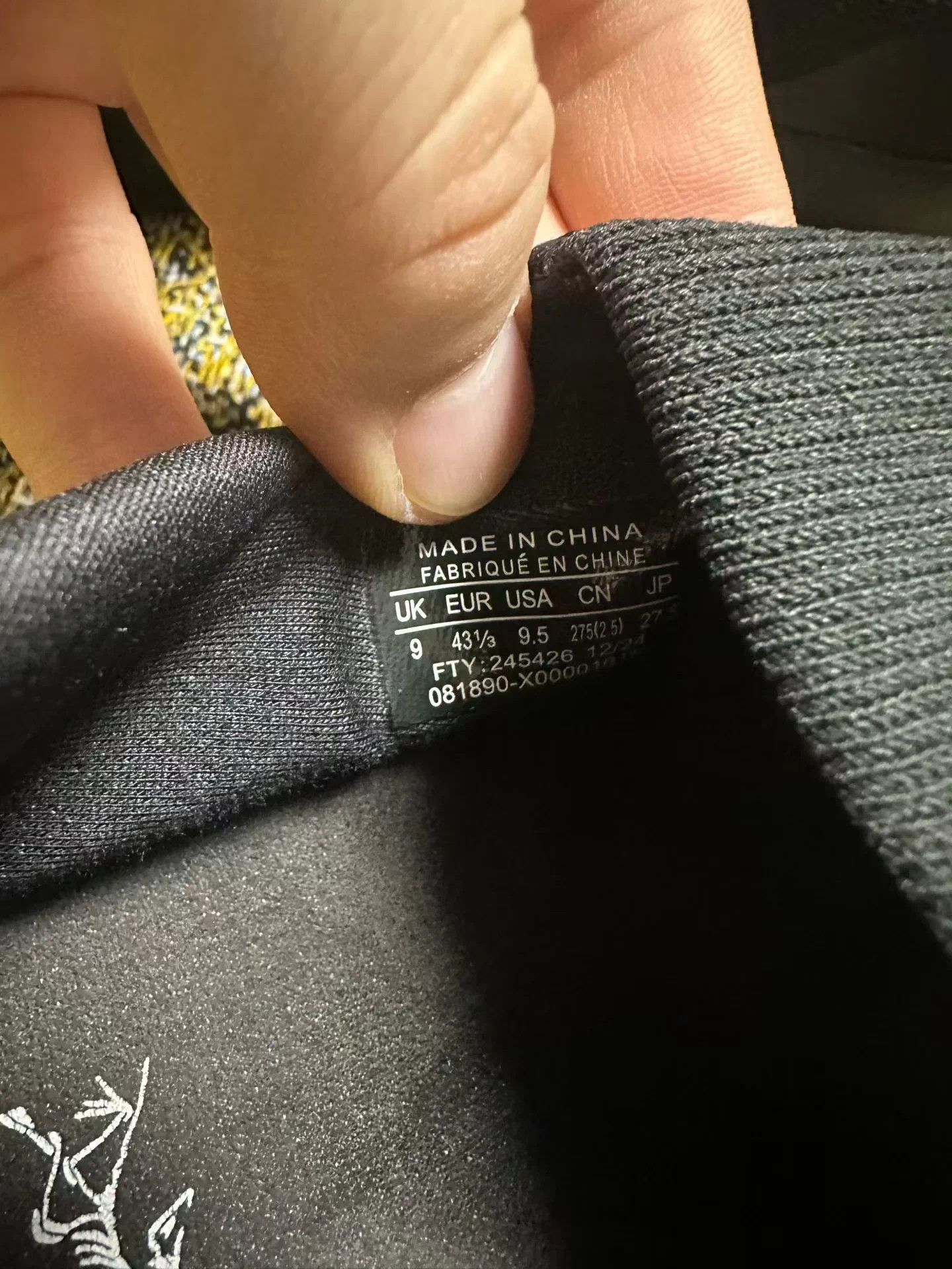 Arc'teryx Arcteryx KRAGG Men's Low Top Casual Grip Black 43 Worn once Size US 10 / EU 43 - 9 Thumbnail