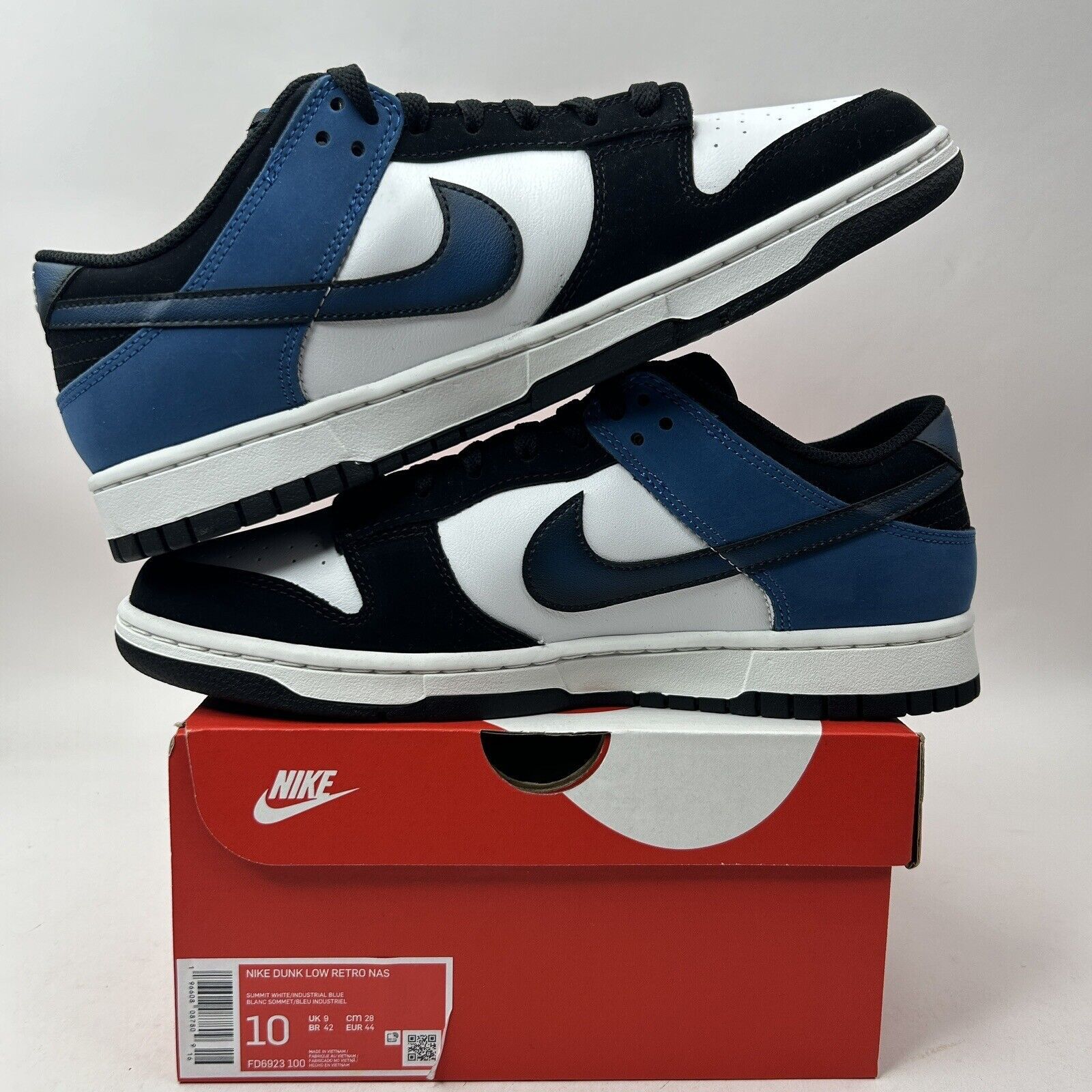 Nike Nike Dunk Low Retro NAS “Industrial Blue” 2023 Size US 10 / EU 43 - 3 Thumbnail
