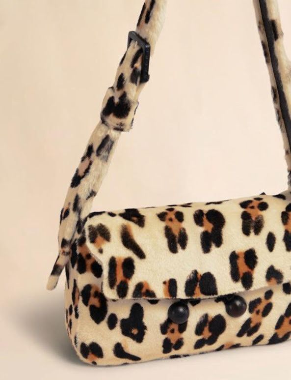 Marni o1w1db10326 Size:OS/Animal Print Shoulder Bag in Beige/Black Size ONE SIZE - 2 Thumbnail