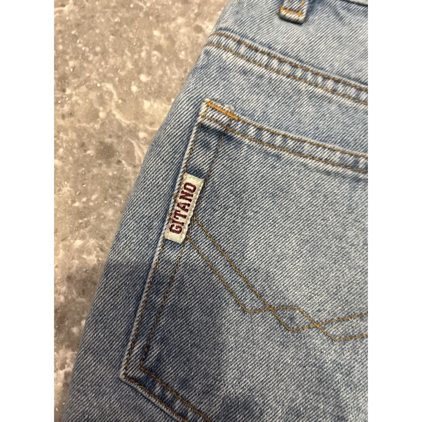 Vintage VINTAGE Gitano Denim Skirt Womens 8 Regular High Waisted Boho Mom Fit Blue Denim Womens Size 30" / US 8 / IT 44 - 6 Thumbnail