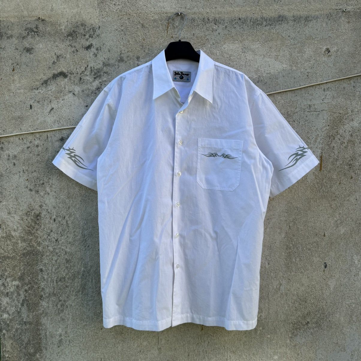 Affliction Y2K Tribal White Shirt Affliction Type Techno Rave Swag Size US L / EU 52-54 / 3 - 3 Thumbnail