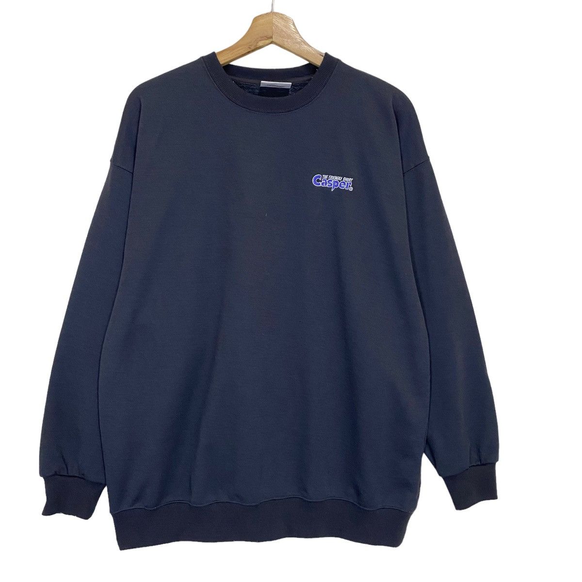 Cartoon Network × Japanese Brand The Friendly Ghost Casper Big Logo Sweatshirt Size L Size US L / EU 52-54 / 3 - 6 Thumbnail