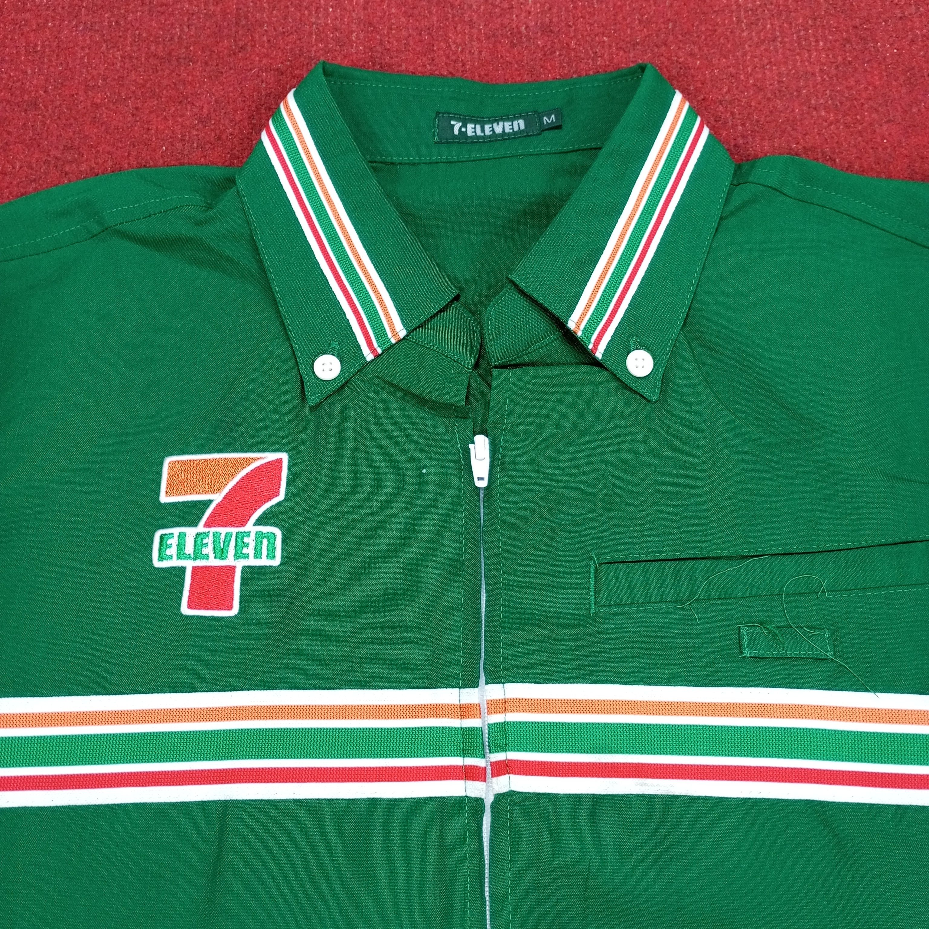 Vintage 7 Eleven Japanese Workers Workwear Uniform Jacket Size US M / EU 48-50 / 2 - 2 Thumbnail