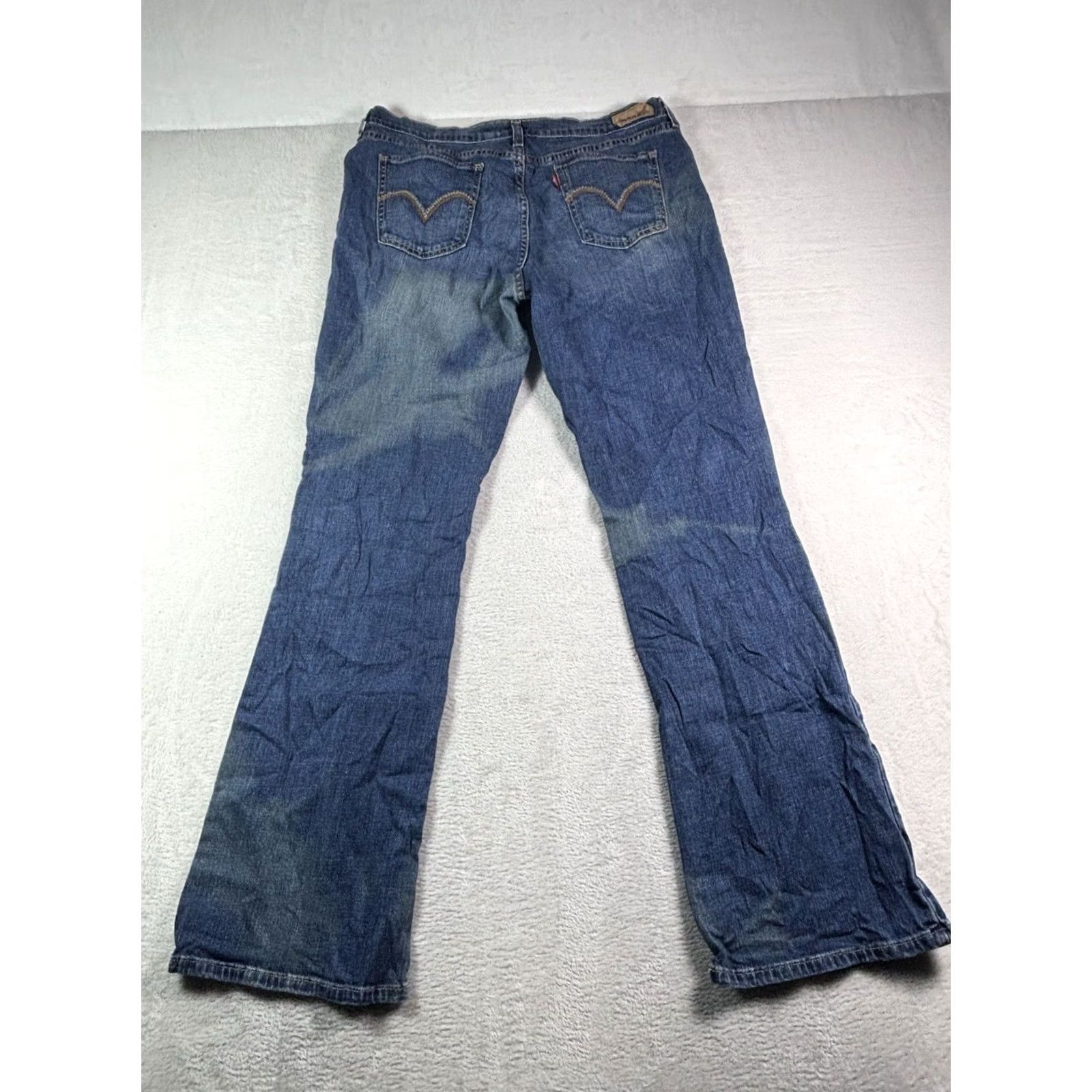 Levi's VINTAGE Levi’s 512 Jeans Women’s Bootcut Denim Stretch Size 12L 31x34 Blue Slimming 90s USA Mens Womens Girls Size 34" / US 12 / IT 48 - 2 Thumbnail
