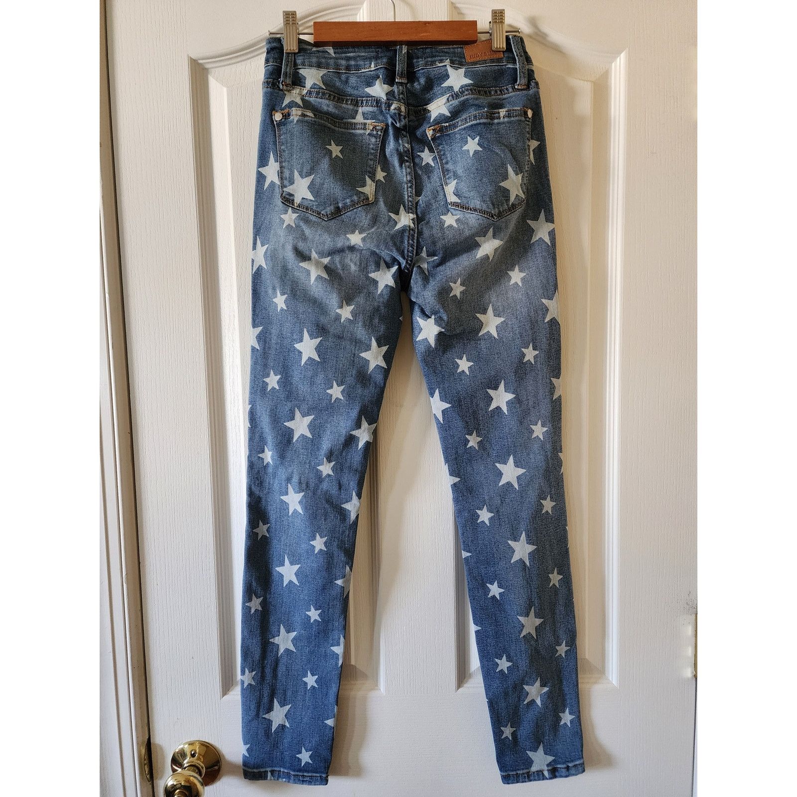 Judy Blue Judy Blue Star Print High Rise Waist Skinny Fit 3/26 Jeans Size 26" / US 2 / IT 38 - 2 Thumbnail