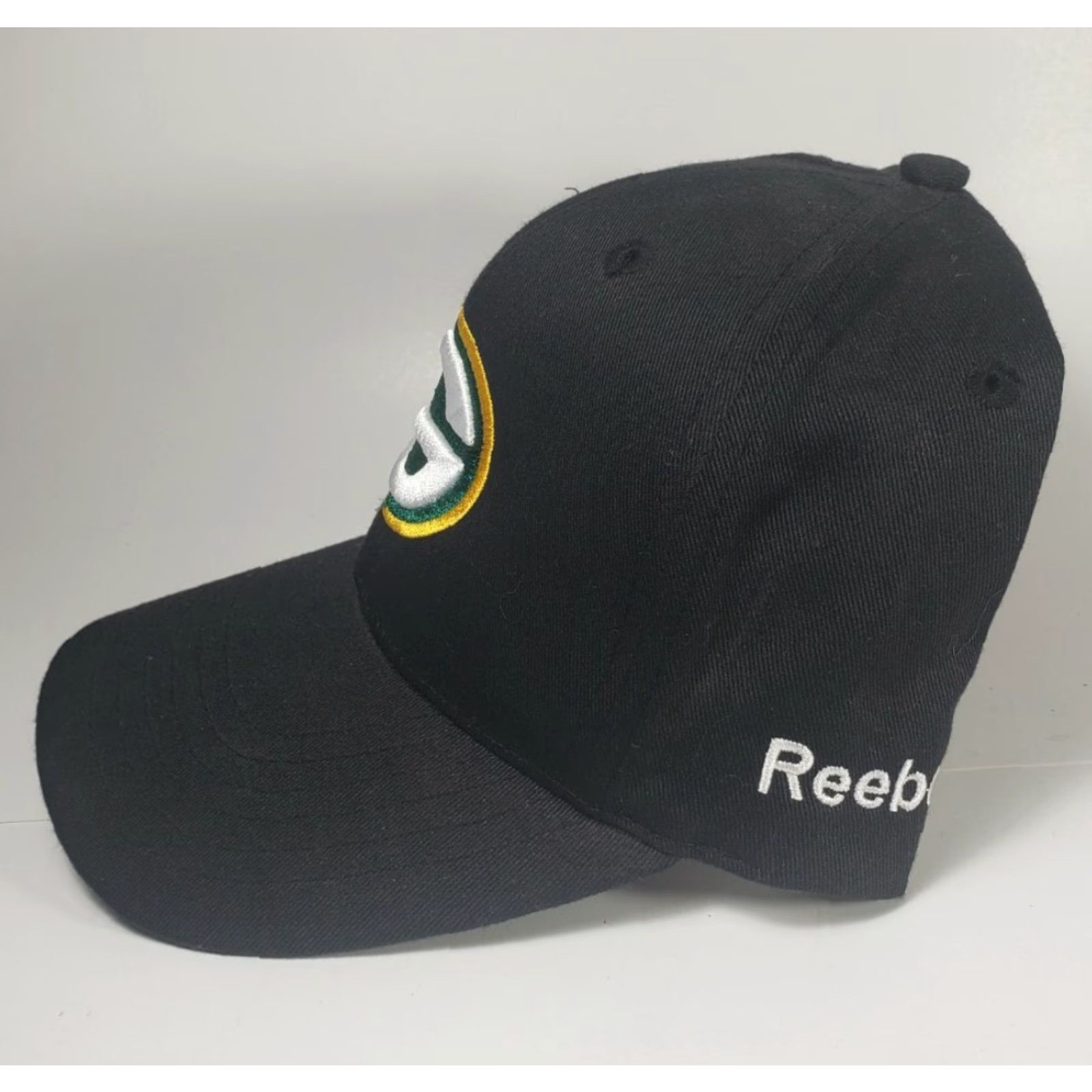 NFL VINTAGE NFL Black Greenbay Packers Baseball Cap Hat Reebok Size ONE SIZE - 6 Thumbnail