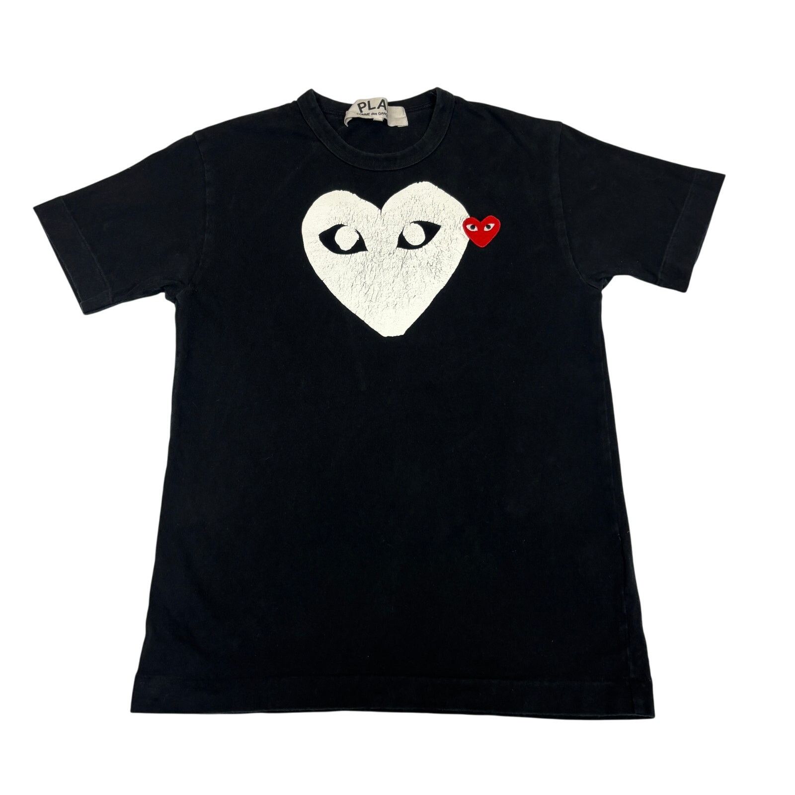 Comme des Garcons Comme des Garcons Play CDG Tee Heart Embroidered Shirt Small Size US S / EU 44-46 / 1 - 1 Thumbnail