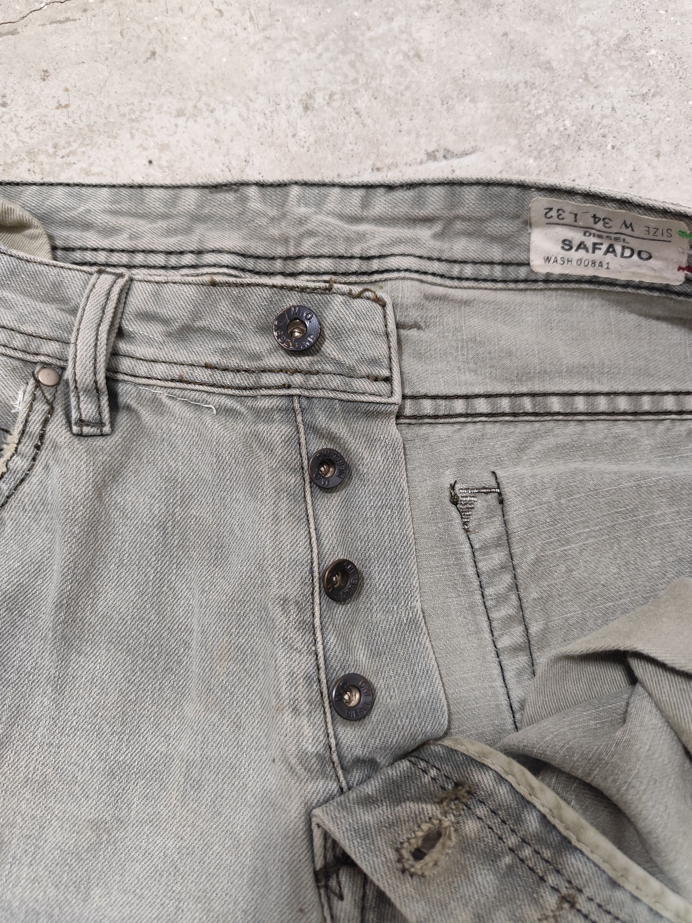 Diesel DIESEL SAFADO DISTRESSED DENIM Size US 34 / EU 50 - 6 Thumbnail