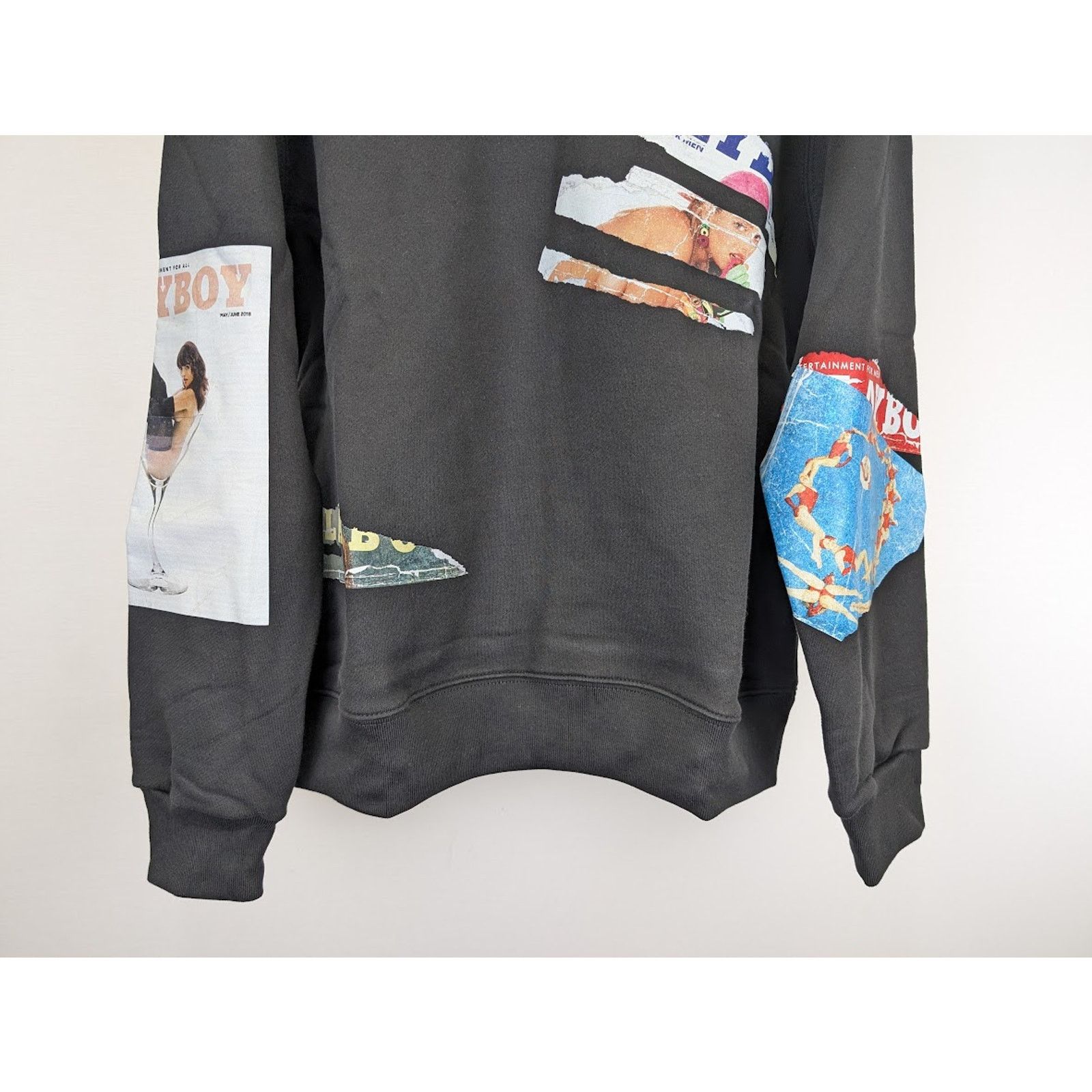 Amiri o1rshd1 Q:2 / Playboy Magazine Crewneck Sweater in Black Size US L / EU 52-54 / 3 - 10 Thumbnail