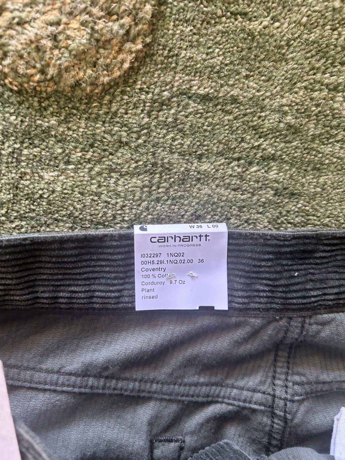 Carhartt Carhartt green corduroy Size US 36 / EU 52 - 2 Thumbnail