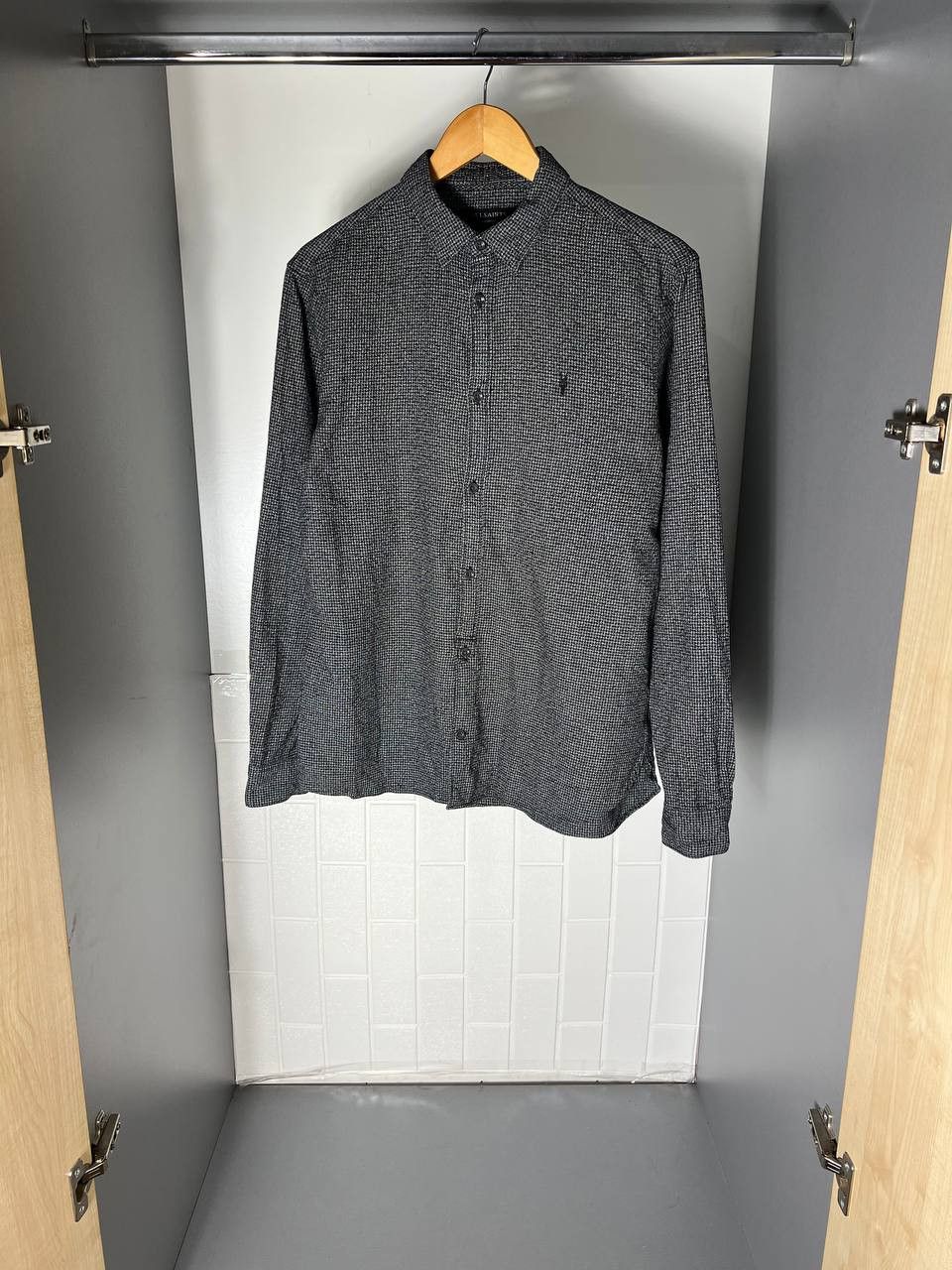 Allsaints VINTAGE ALLSAINTS FLANNEL DESIGNER SHIRT CASUAL JAPANESE Y2K Size US M / EU 48-50 / 2 - 2 Thumbnail