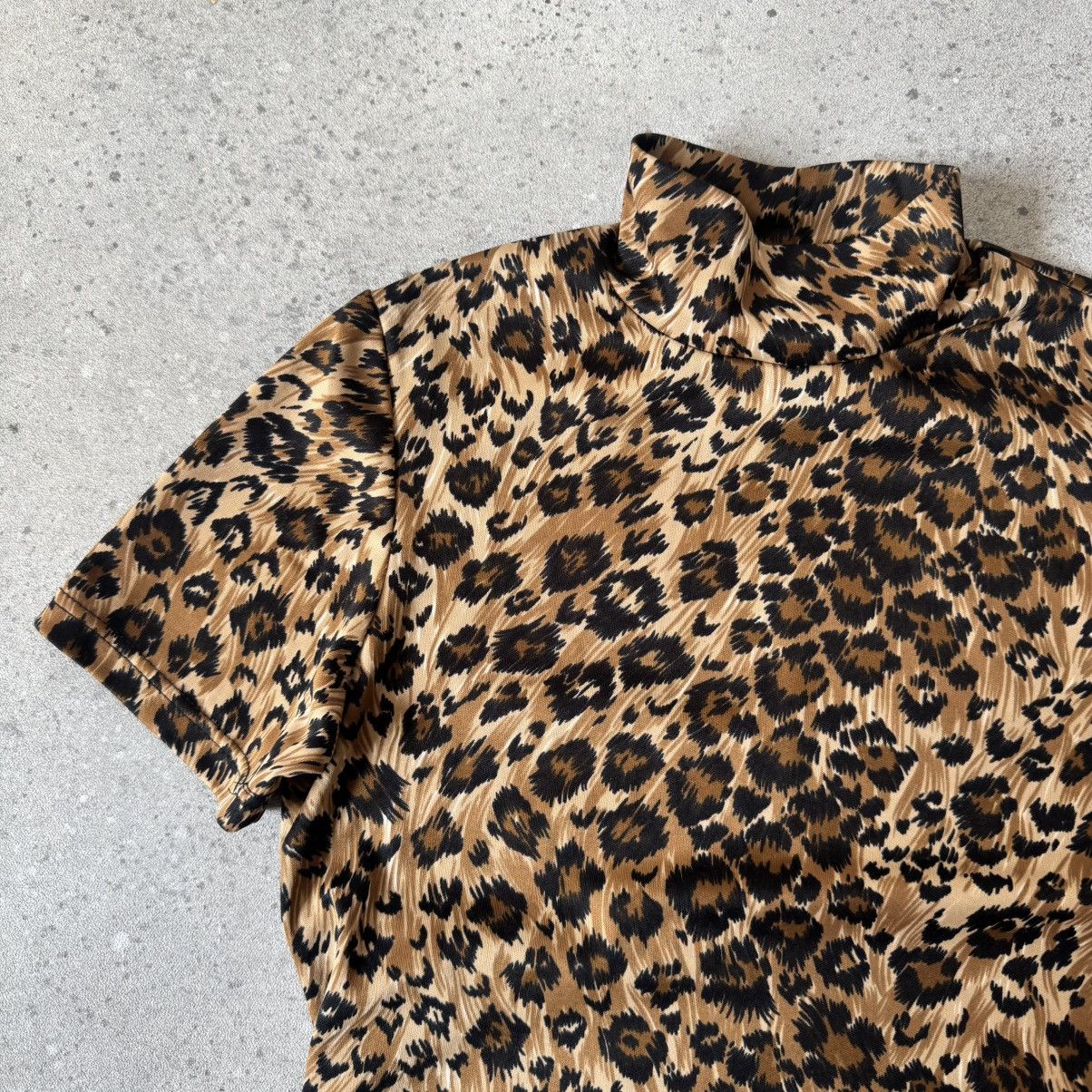 Morgan De Toi Morgan de Toi Vintage Leopard Y2K T-Shirt Blouse Size M / US 6-8 / IT 42-44 - 3 Thumbnail