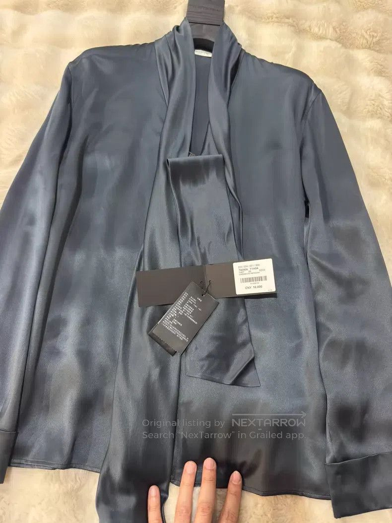 Saint Laurent Paris Saint Laurent Paris size 39 Ribbon True Silk Shirt Size US M / EU 48-50 / 2 - 5 Thumbnail