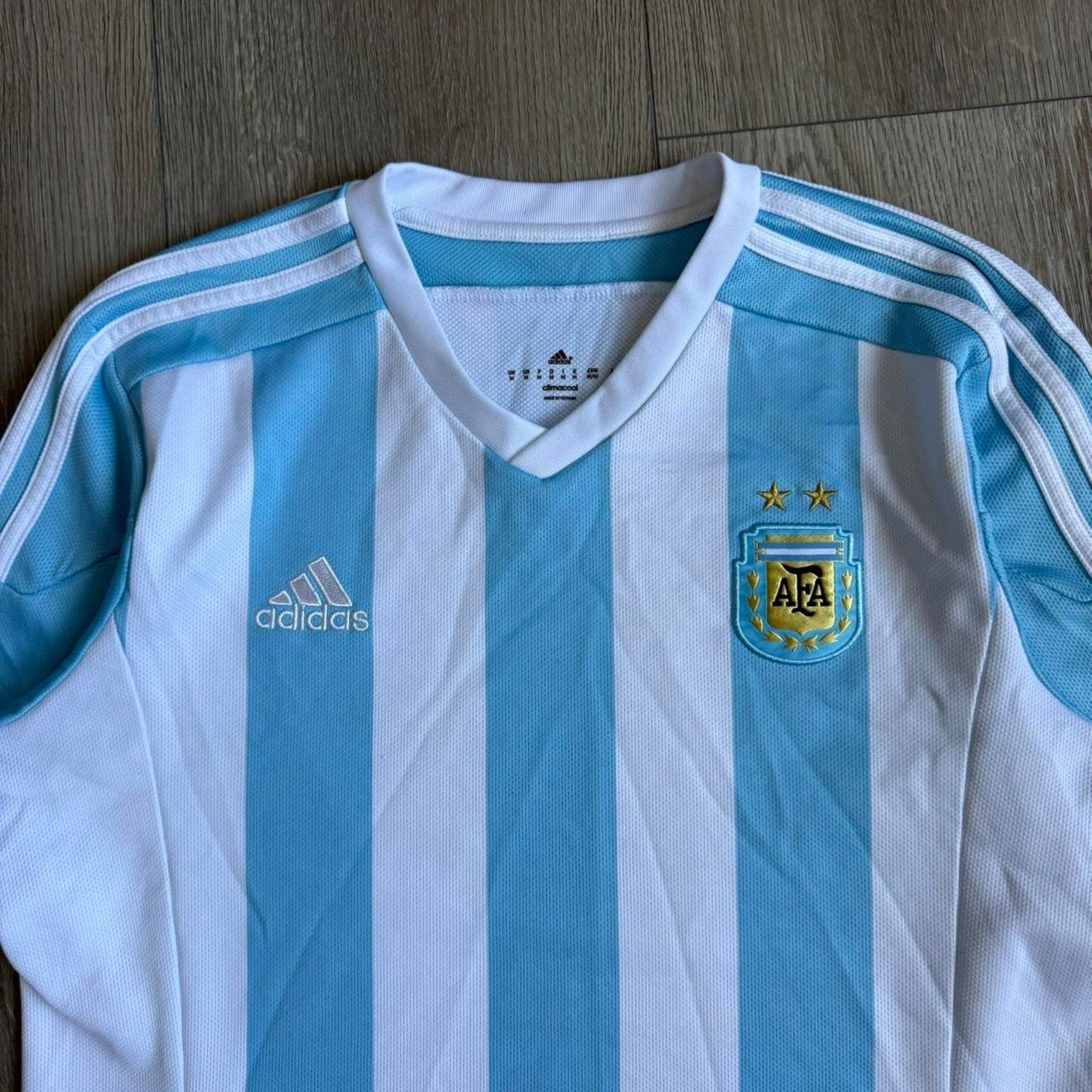 Adidas Adidas afa soccer jersey white Size US M / EU 48-50 / 2 - 2 Thumbnail