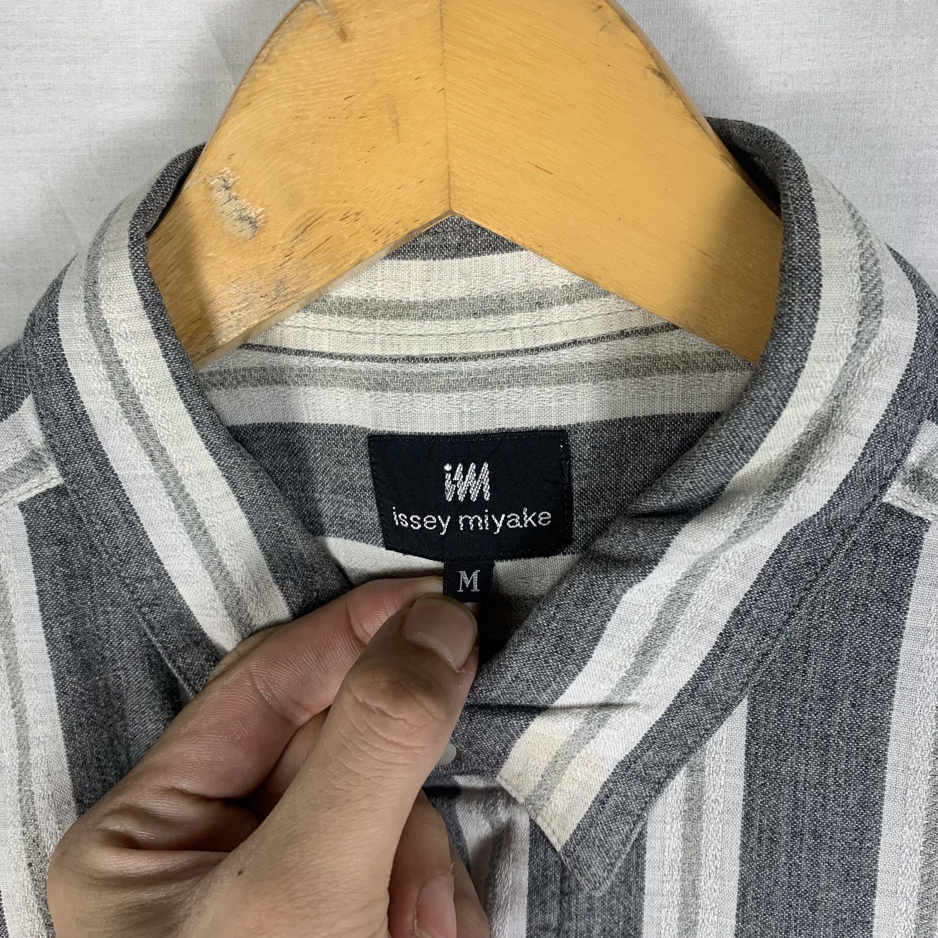 Issey Miyake Issey Miyake Striped Shirt Size US M / EU 48-50 / 2 - 7 Thumbnail