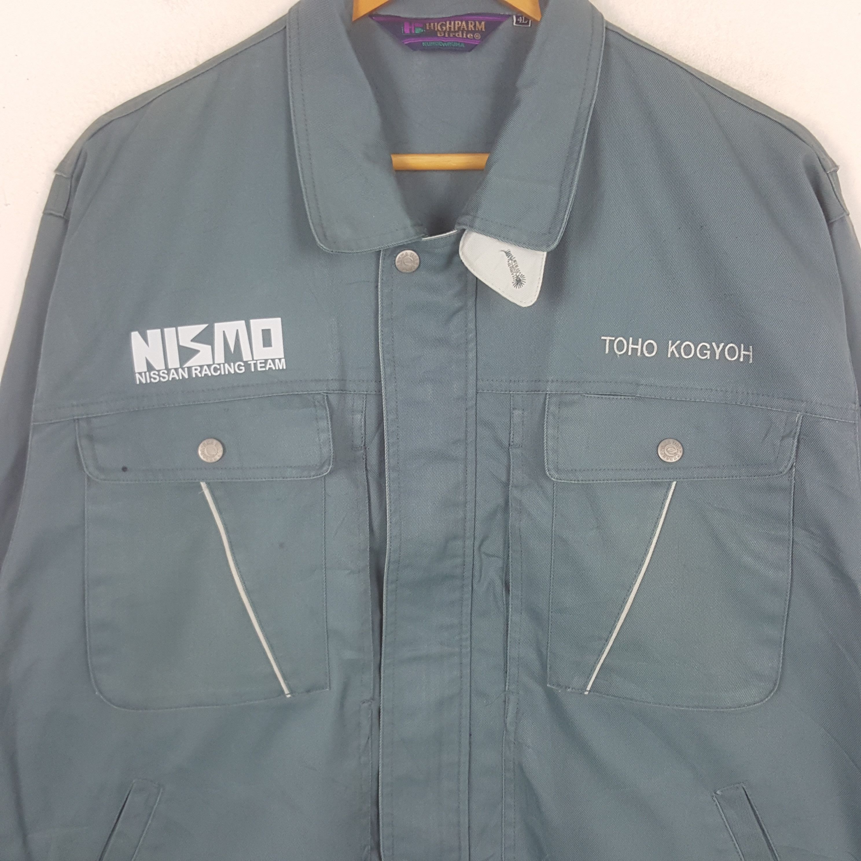 Japanese Brand Vintage Nismo Nissan Racing Team Custom Work Jacket C298N4 Size US XL / EU 56 / 4 - 2 Thumbnail