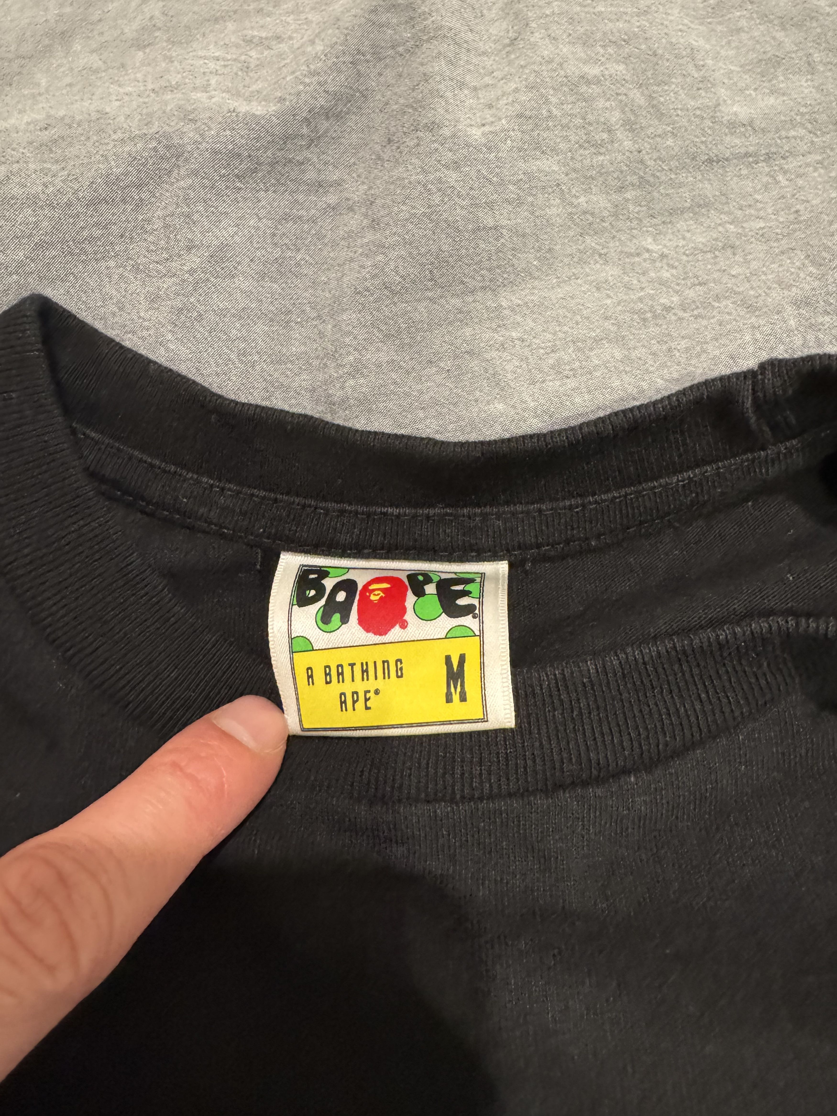 Bape Bape Shark Front & Back Side WGM Print Black T-Shirts Medium Size US M / EU 48-50 / 2 - 7 Thumbnail