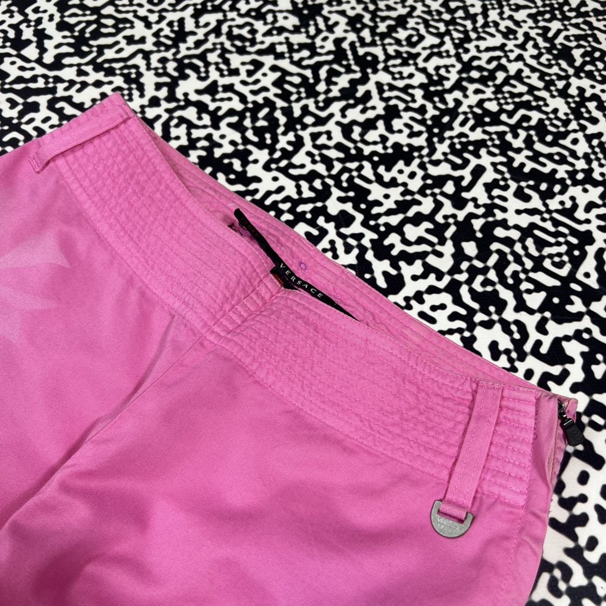 Versace Vintage 90s Versace Sport Retro Bridges Shorts Size 28" / US 6 / IT 42 - 10 Thumbnail