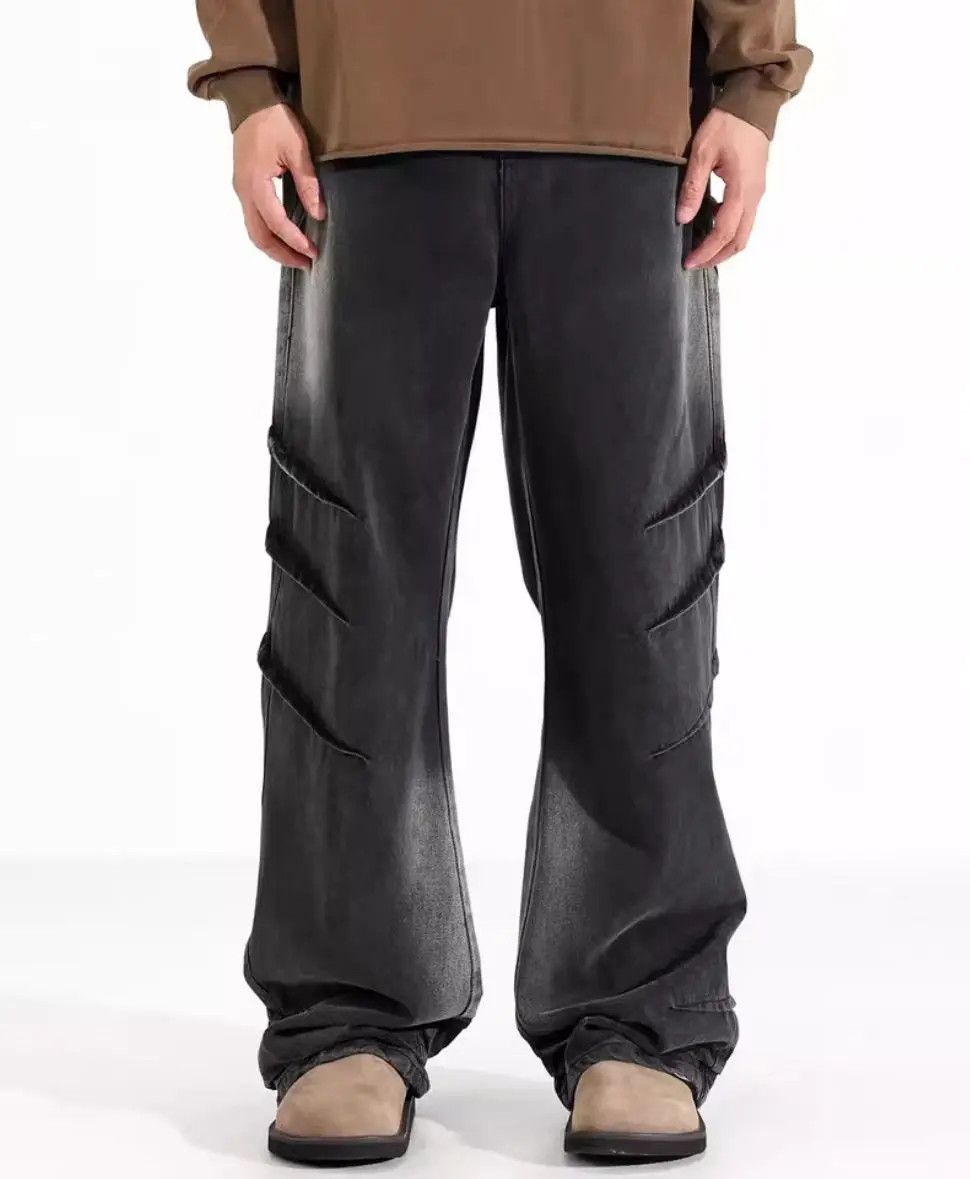 Designer × Japanese Brand Vintage Streetwear Harajuku Loose Casual Pants Size US 31 - 1 Thumbnail