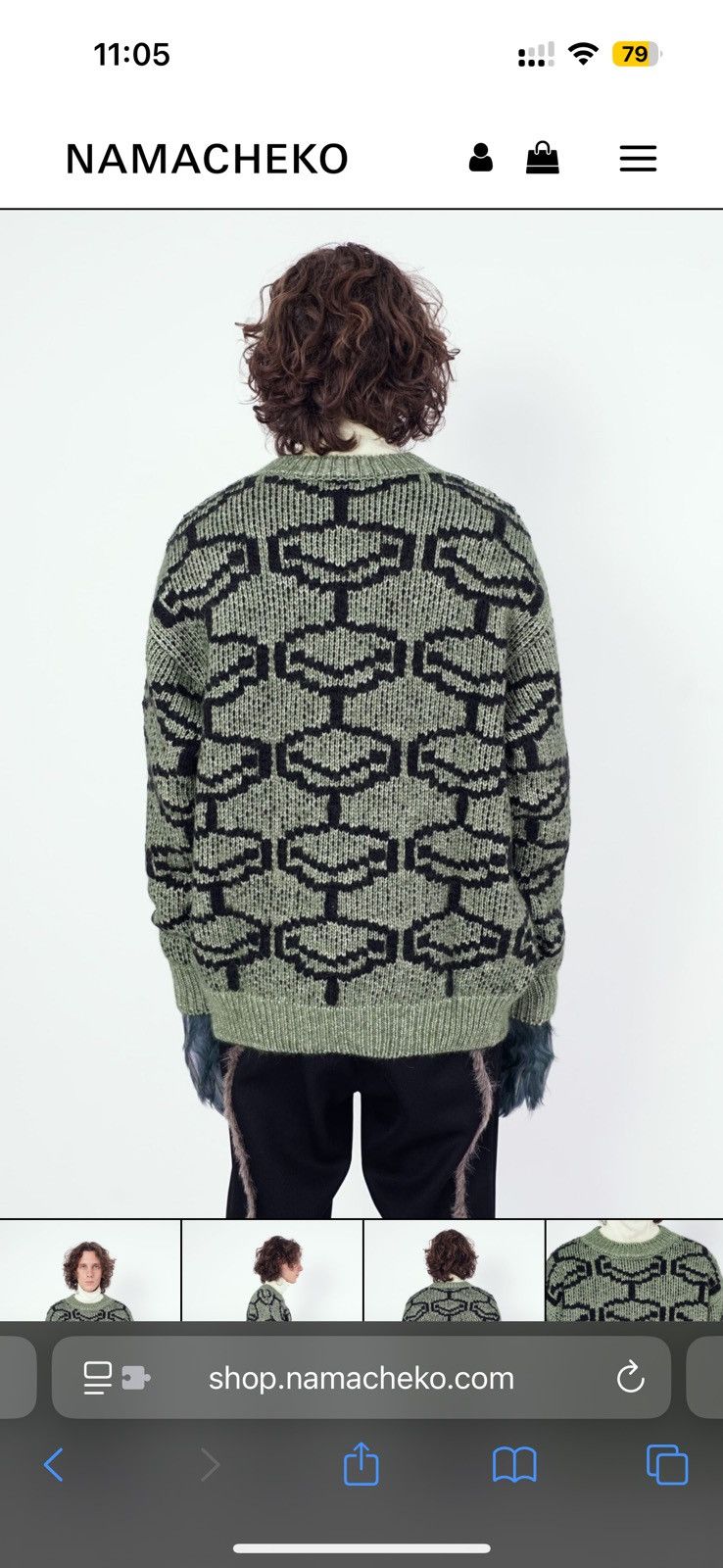 Namacheko New With Tags Akad Crewneck in Green size L Size US L / EU 52-54 / 3 - 11 Thumbnail