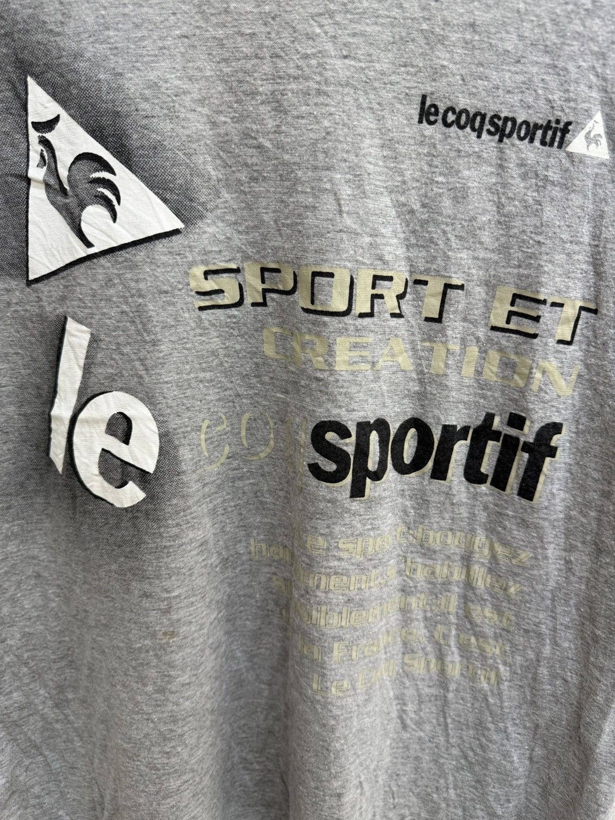 Le Coq Sportif Vintage Le Coq Sportif Tshirt Size US S / EU 44-46 / 1 - 6 Thumbnail