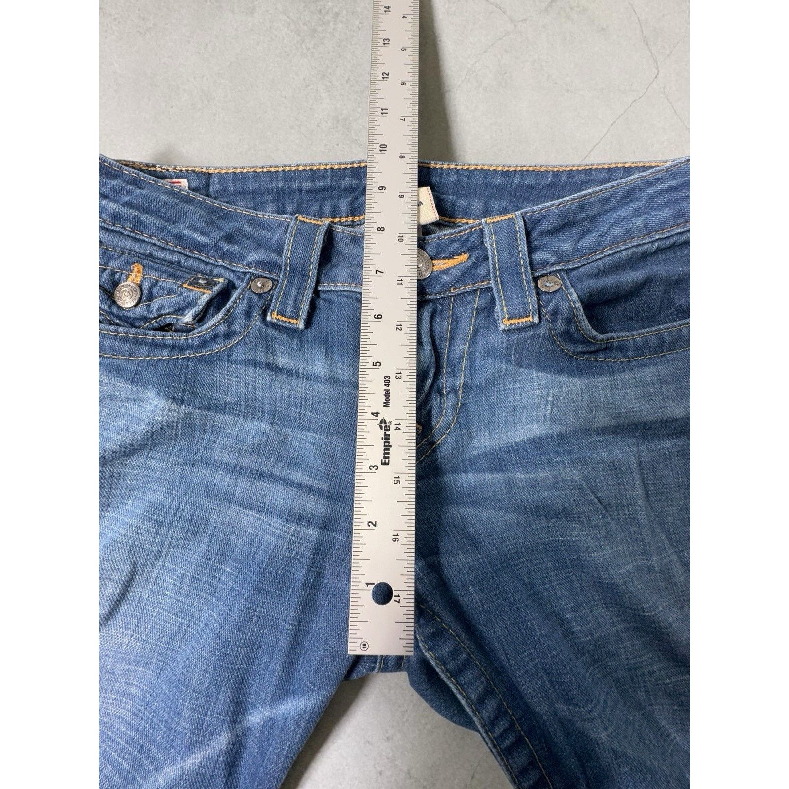 True Religion True Religion Disco Billy Jeans Womens 29 Blue Bootcut Size 29" - 4 Thumbnail
