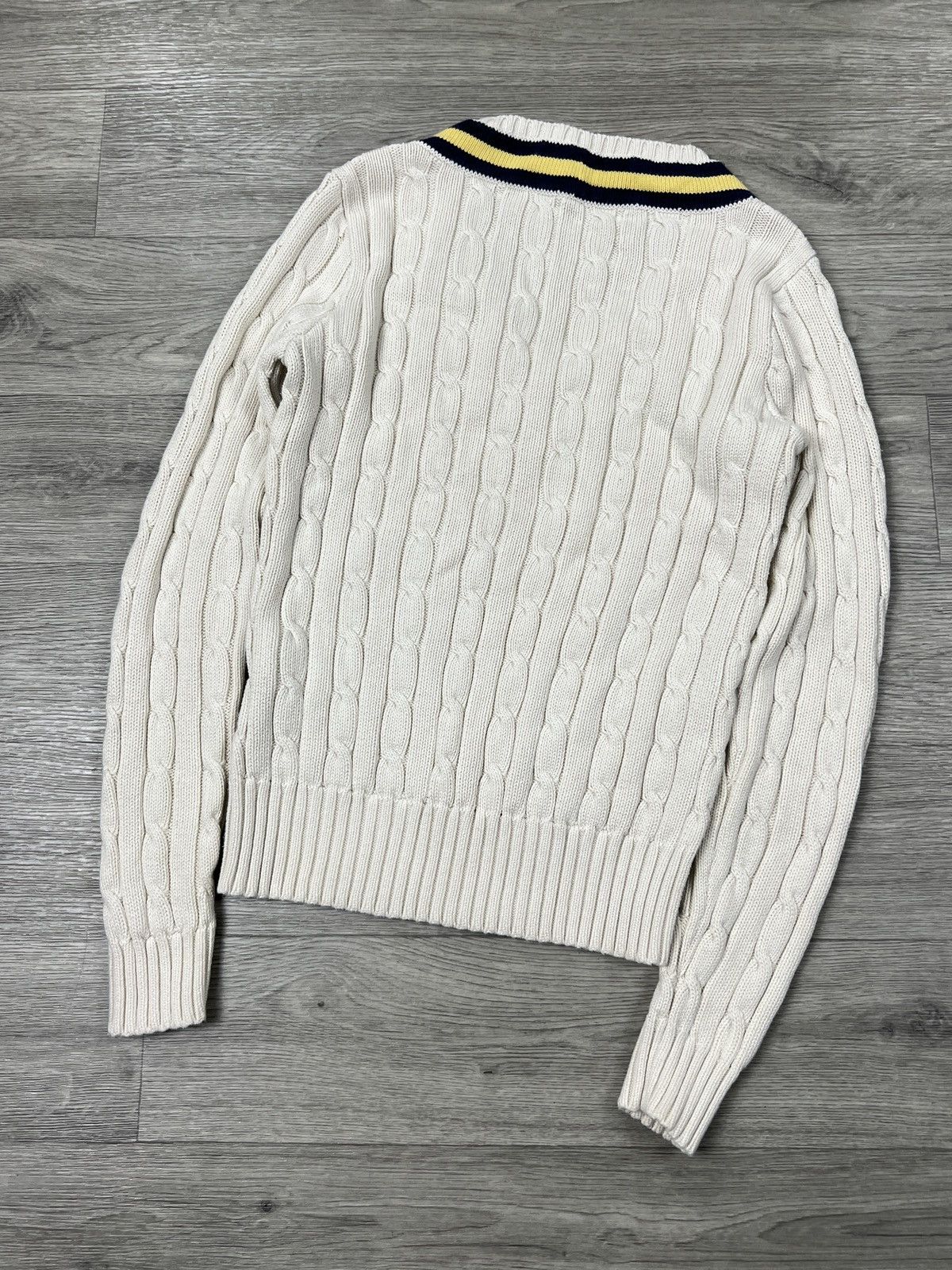 Polo Ralph Lauren Vintage Polo Ralph Lauren Heavyweight Knitted V-Neck Women’s Size M / US 6-8 / IT 42-44 - 7 Thumbnail