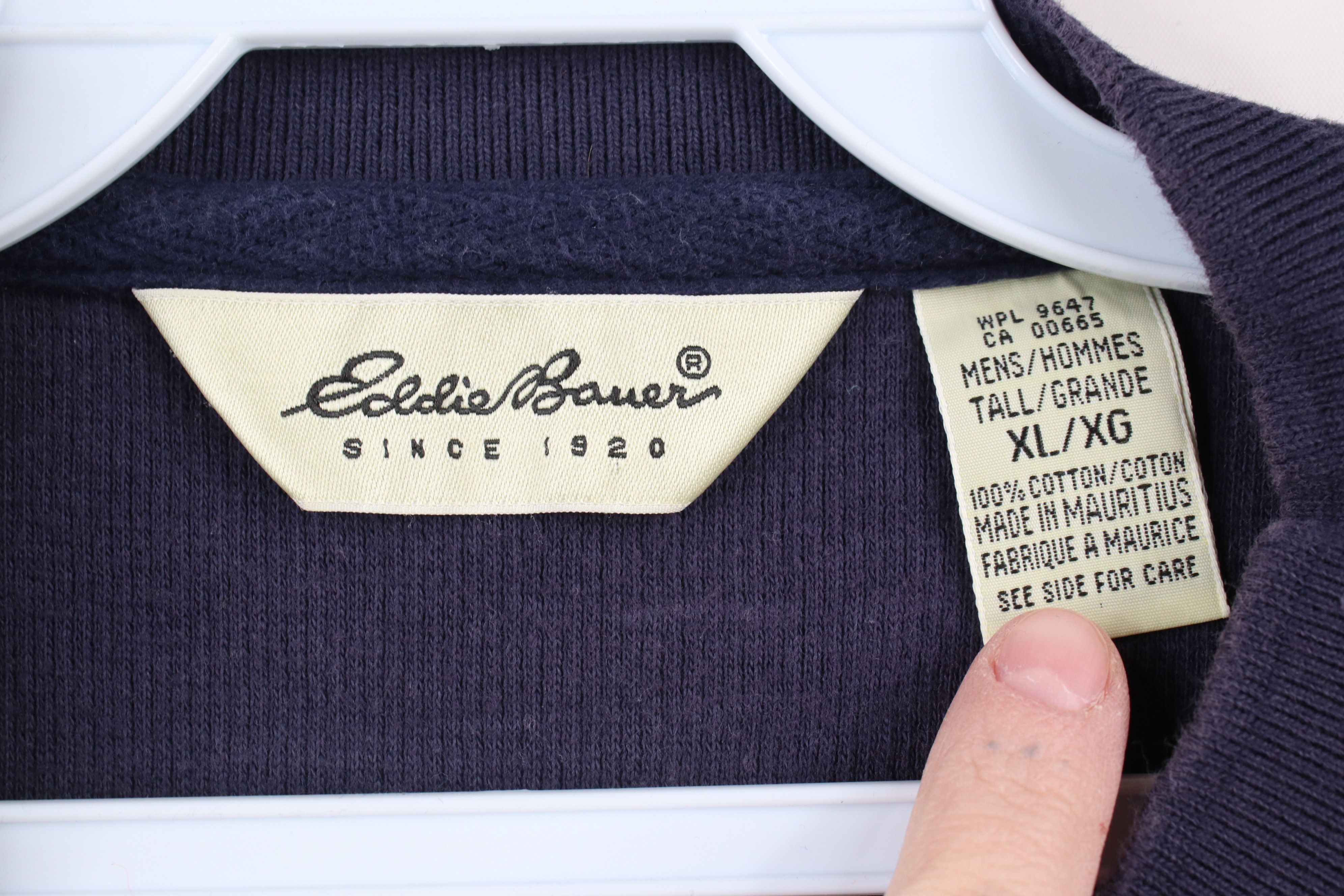 Eddie Bauer × Vintage Vintage 90s Eddie Bauer Thermal Waffle Knit Henley T-Shirt Size US XL / EU 56 / 4 - 7 Thumbnail