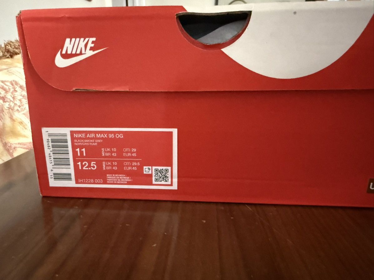 Nike Nike AIR MAX 95 'BIG BUBBLE BLACK UNIVERSITY RED' Size 11 Size US 11 / EU 44 - 8 Thumbnail