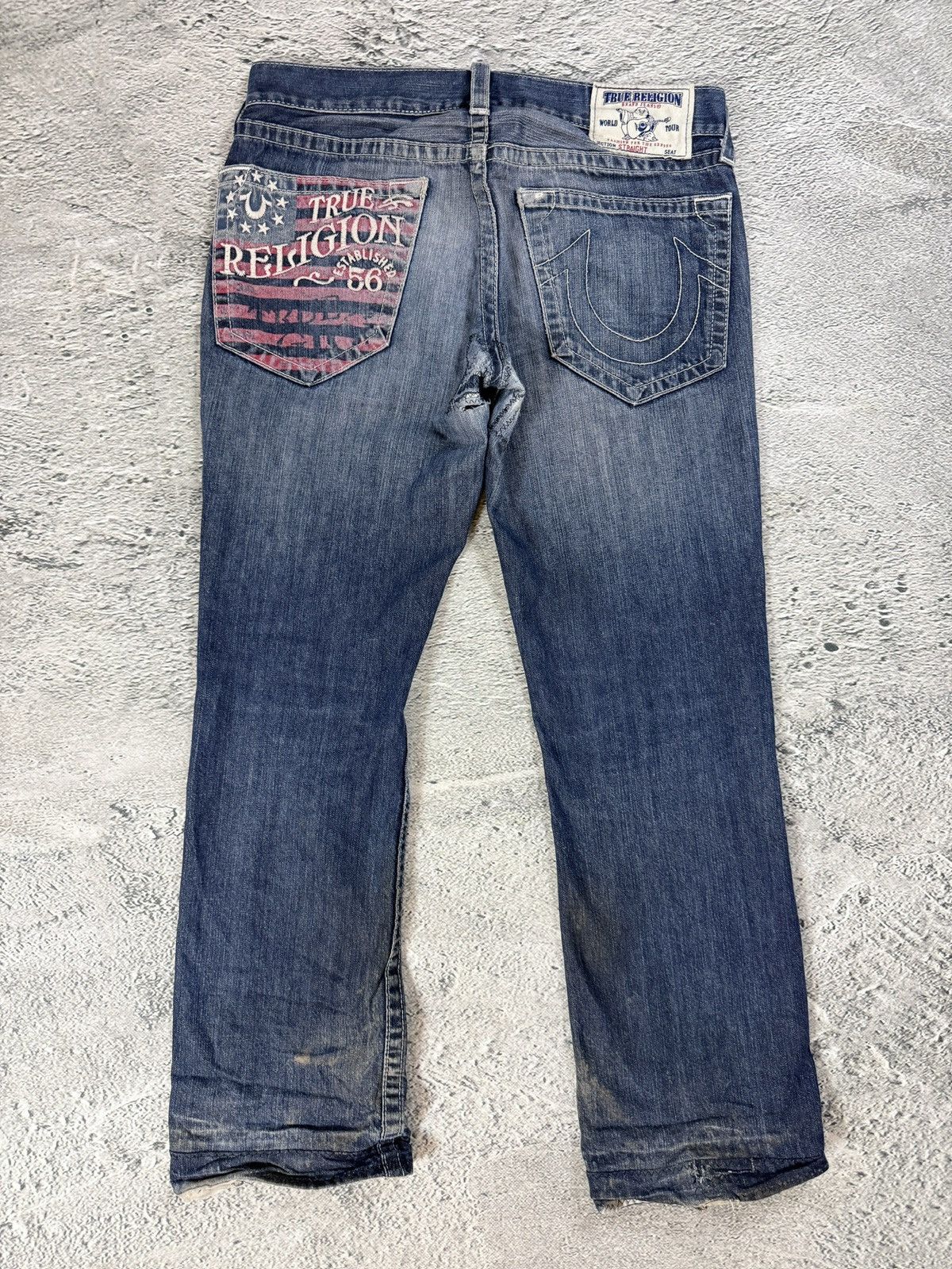True Religion True Religion blue jeans Flag America Y2K Size US 36 / EU 52 - 1 Thumbnail