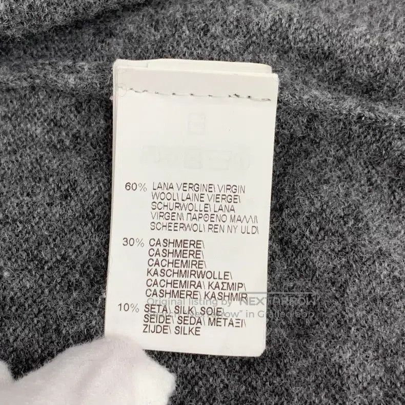 Brunello Cucinelli Brunello Cucinelli Dark Gray Logo Letter Embroidered Wool Size M / US 6-8 / IT 42-44 - 6 Thumbnail