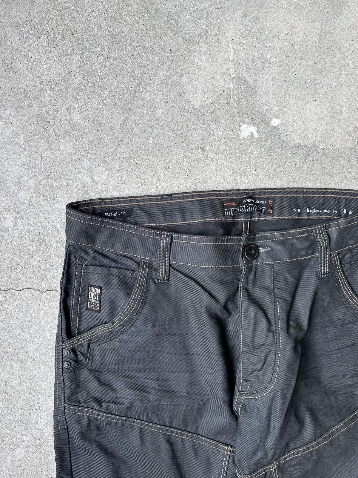 Japanese Brand Japanese Brand Waxed Stacked Jeans Size US 36 / EU 52 - 8 Thumbnail