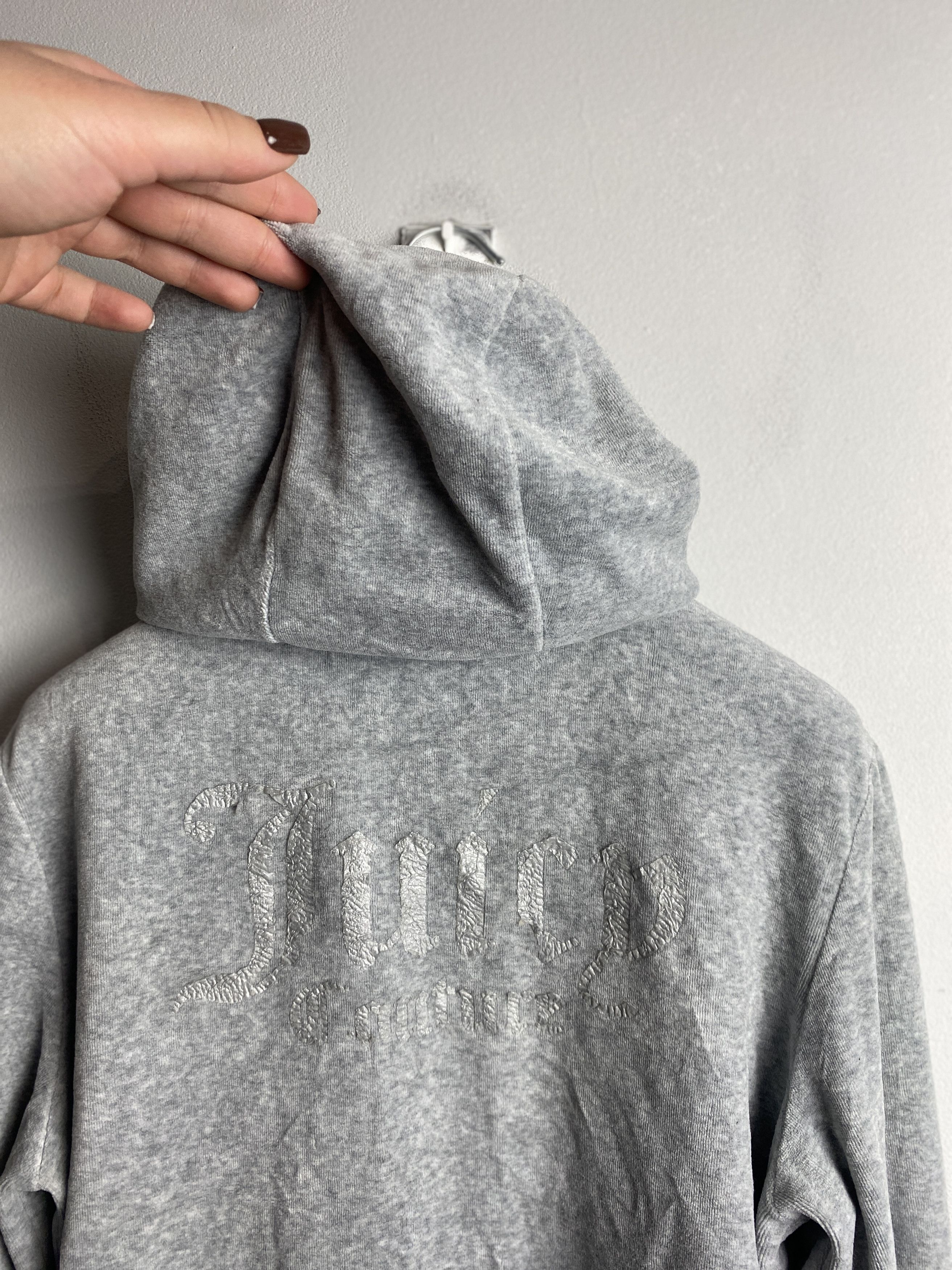 Juicy Couture Juicy Couture casual velvet velour zip-up hoodie Size S / US 4 / IT 40 - 6 Thumbnail