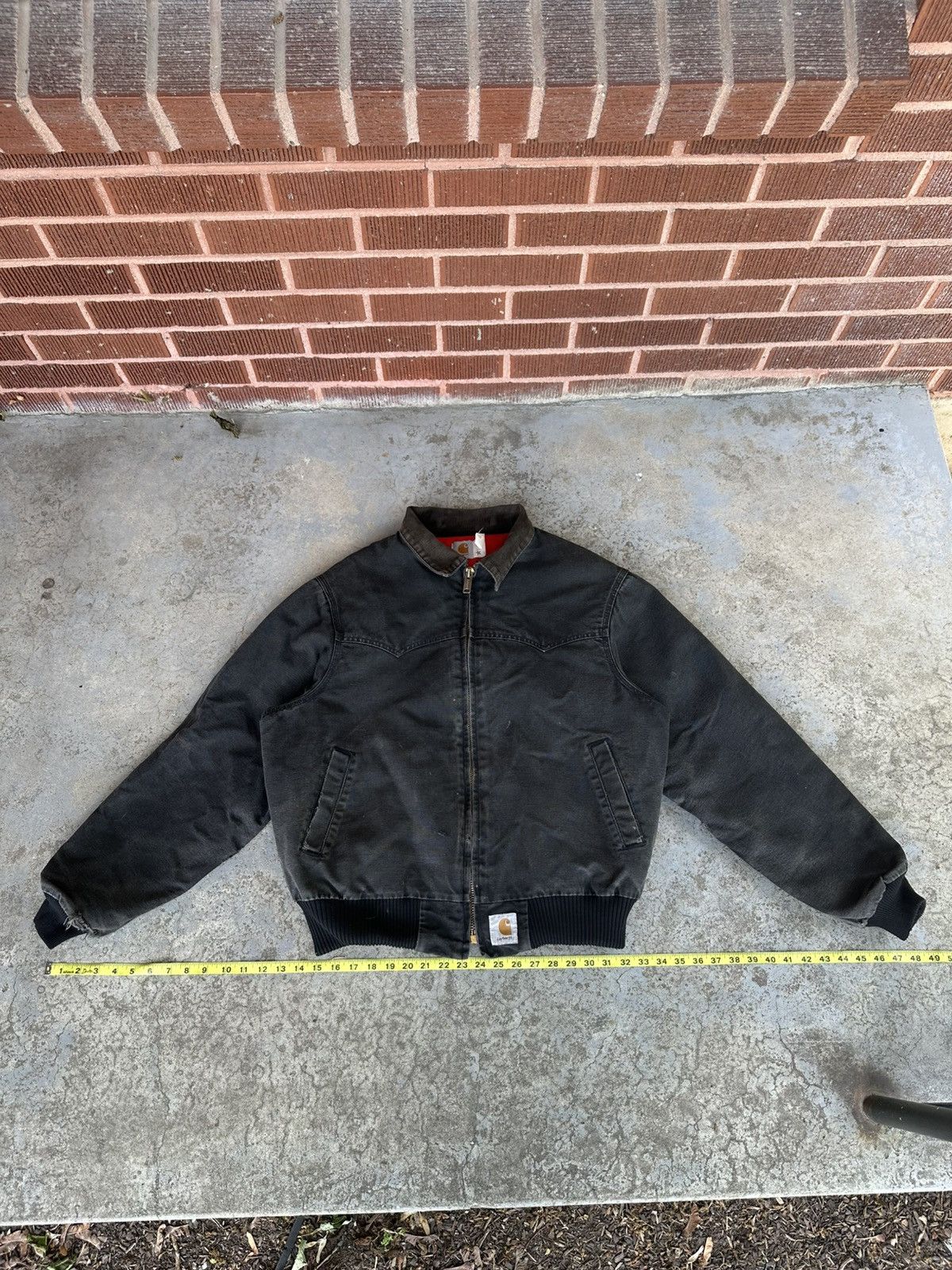 Carhartt Rare 90s Vintage Carhartt Santa Fe Jacket BLK XL MADE IN USA Size US XL / EU 56 / 4 - 8 Thumbnail