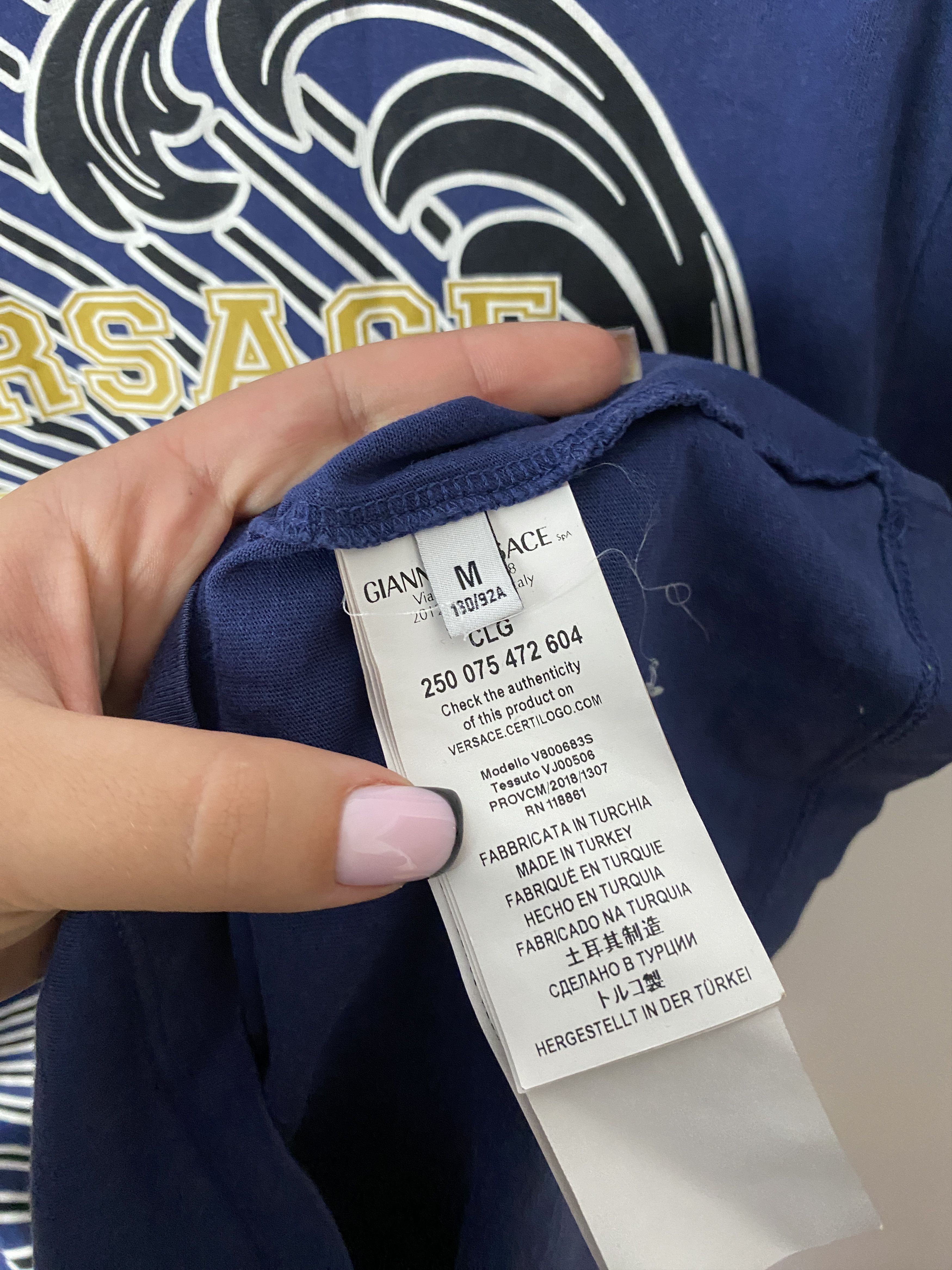 Versace Versace Collection big logo t-shirt tee Size US M / EU 48-50 / 2 - 4 Thumbnail
