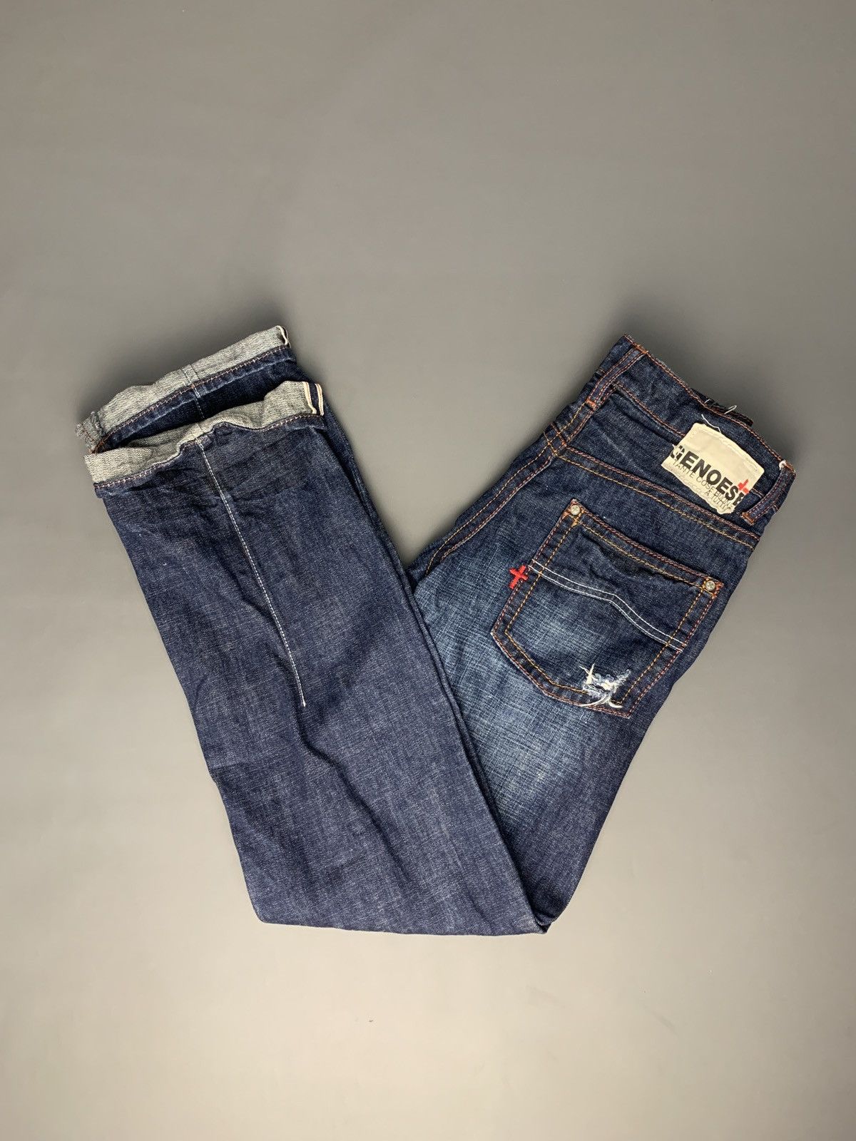 Japanese Brand Genoese Tante Cose Bueno A Tutti Japanese Denim Rare!!! Size US 30 / EU 46 - 1 Thumbnail